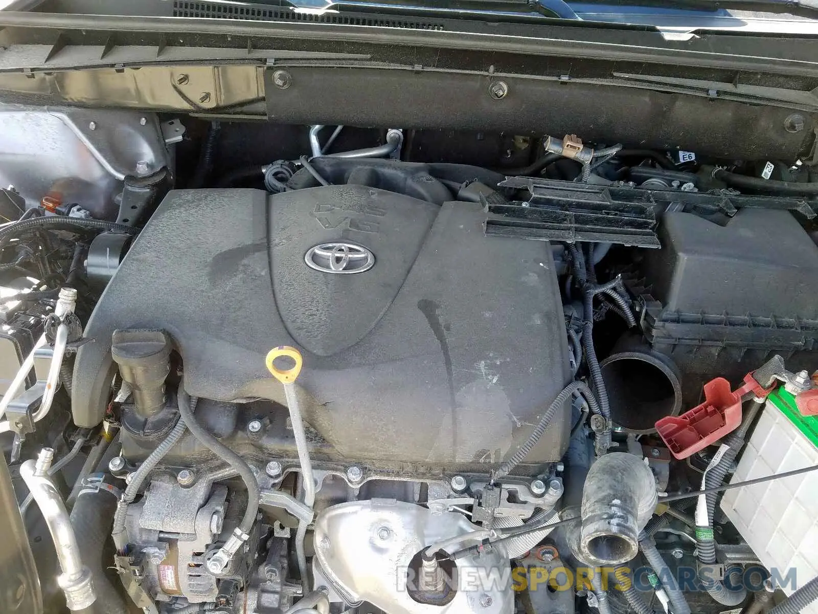 7 fotografías del automóvil dañado 5TDJZRFH8KS563616 TOYOTA HIGHLANDER 2019