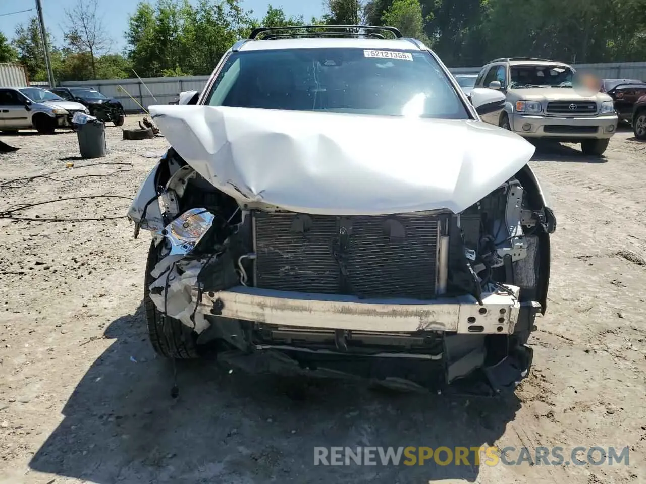 5 fotografías del automóvil dañado 5TDJZRFH9KS571773 TOYOTA HIGHLANDER 2019