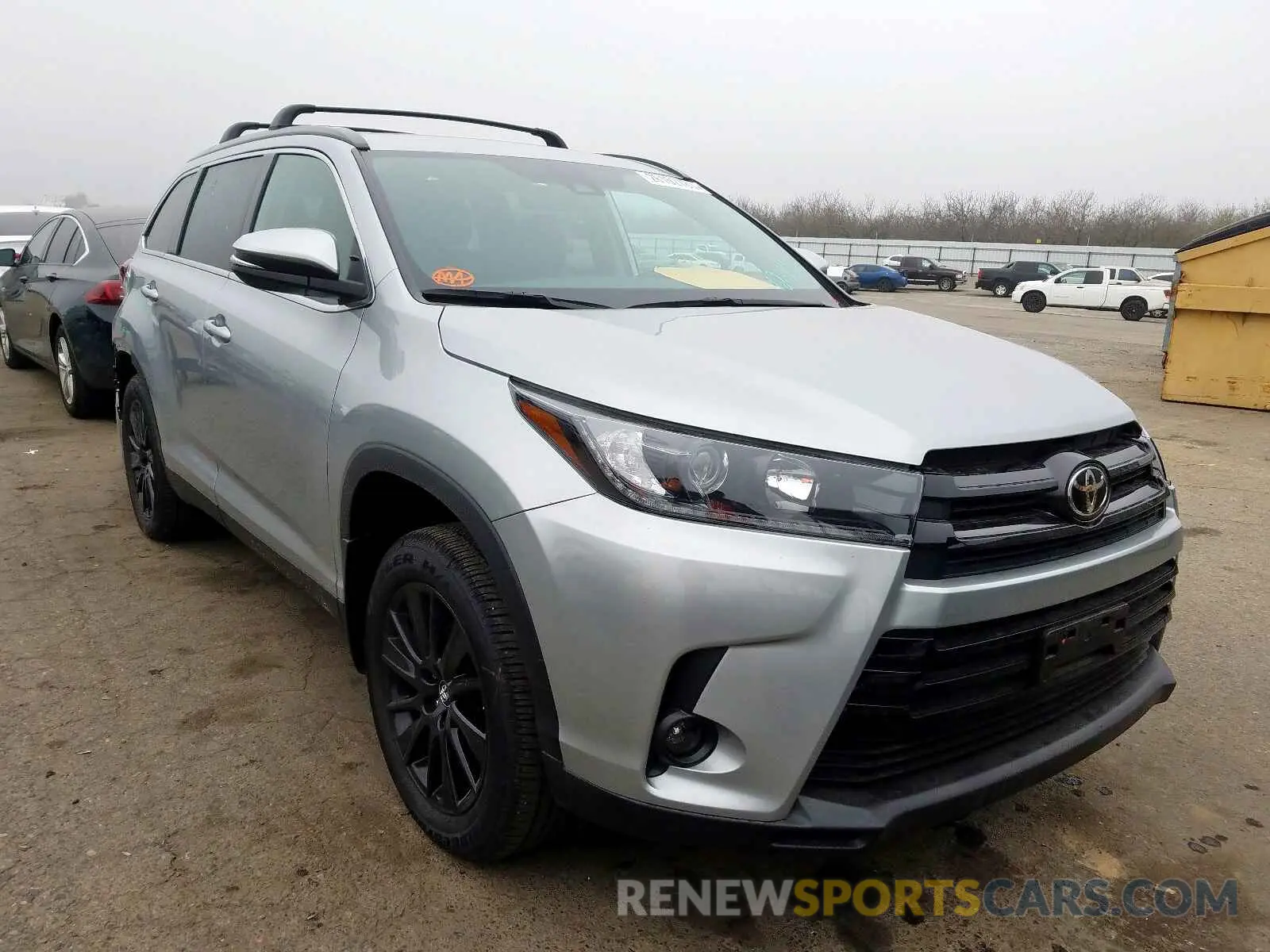 1 fotografías del automóvil dañado 5TDJZRFH9KS604013 TOYOTA HIGHLANDER 2019
