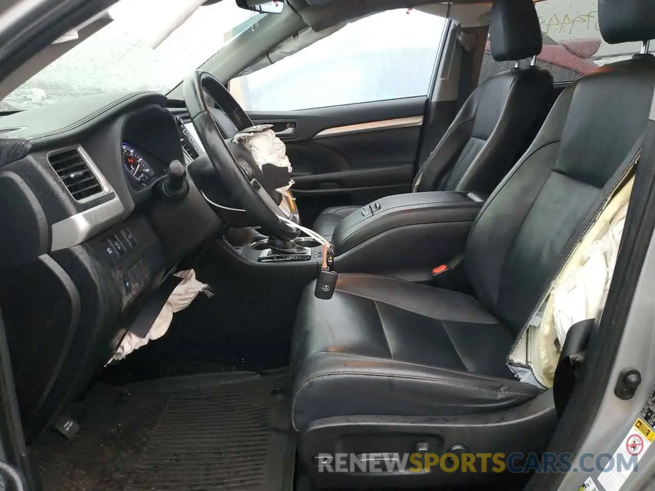 7 fotografías del automóvil dañado 5TDJZRFH9KS712163 TOYOTA HIGHLANDER 2019