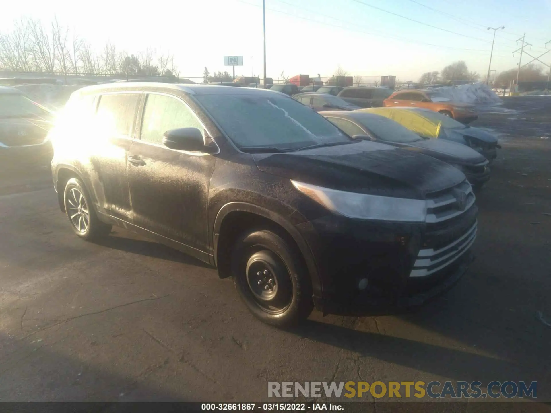 1 fotografías del automóvil dañado 5TDJZRFHXKS590736 TOYOTA HIGHLANDER 2019