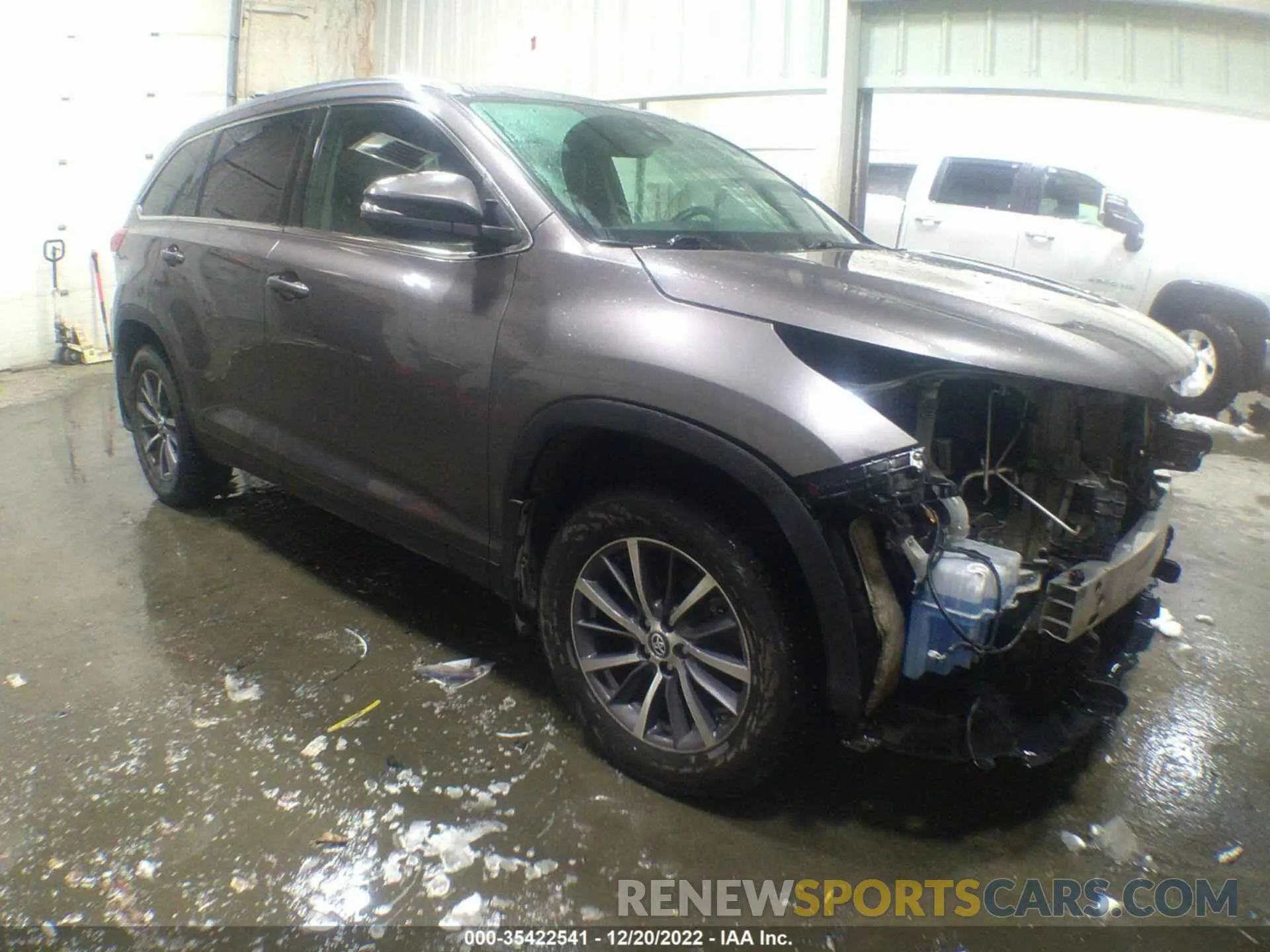 1 fotografías del automóvil dañado 5TDJZRFHXKS595368 TOYOTA HIGHLANDER 2019