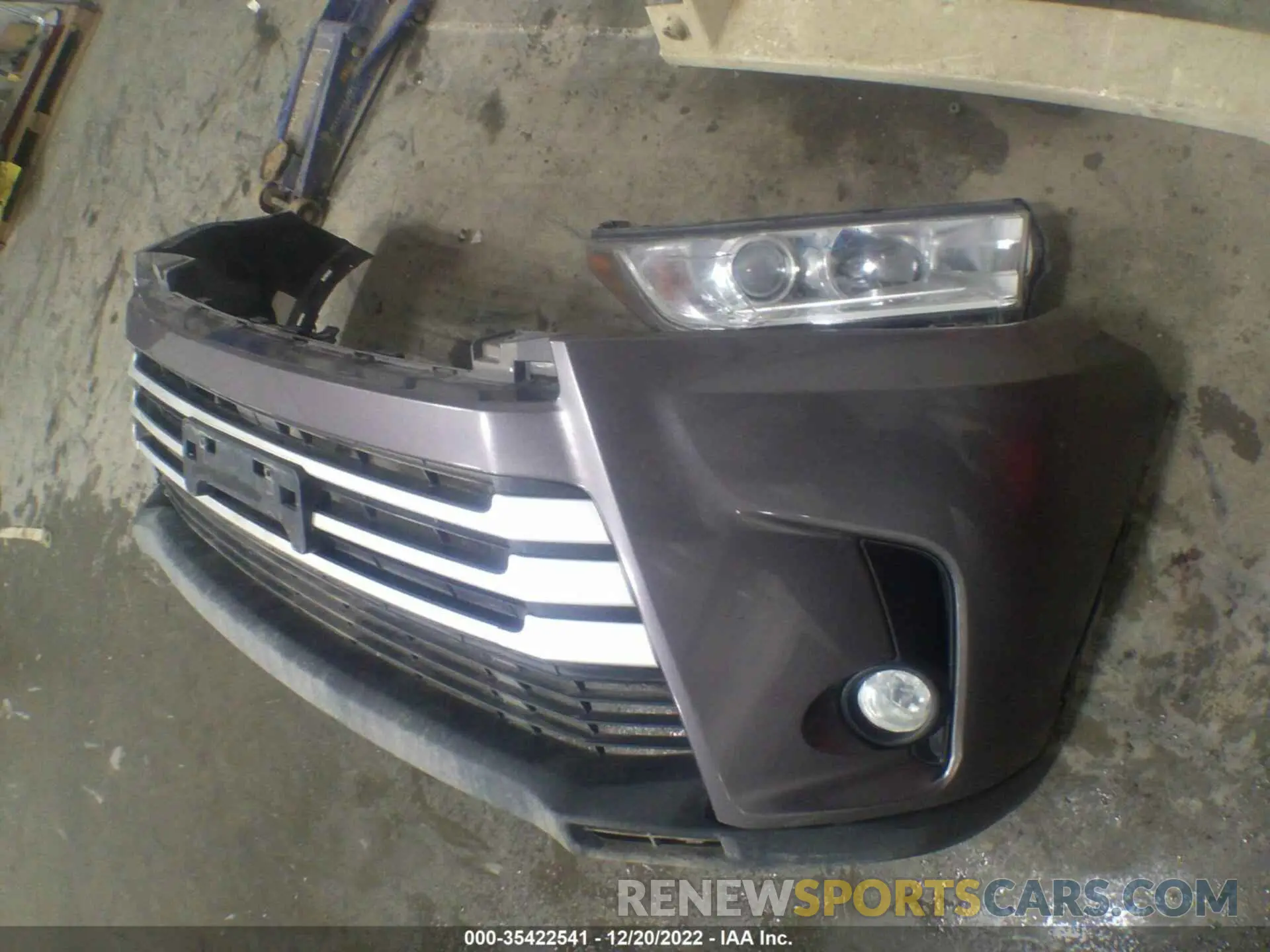 12 fotografías del automóvil dañado 5TDJZRFHXKS595368 TOYOTA HIGHLANDER 2019