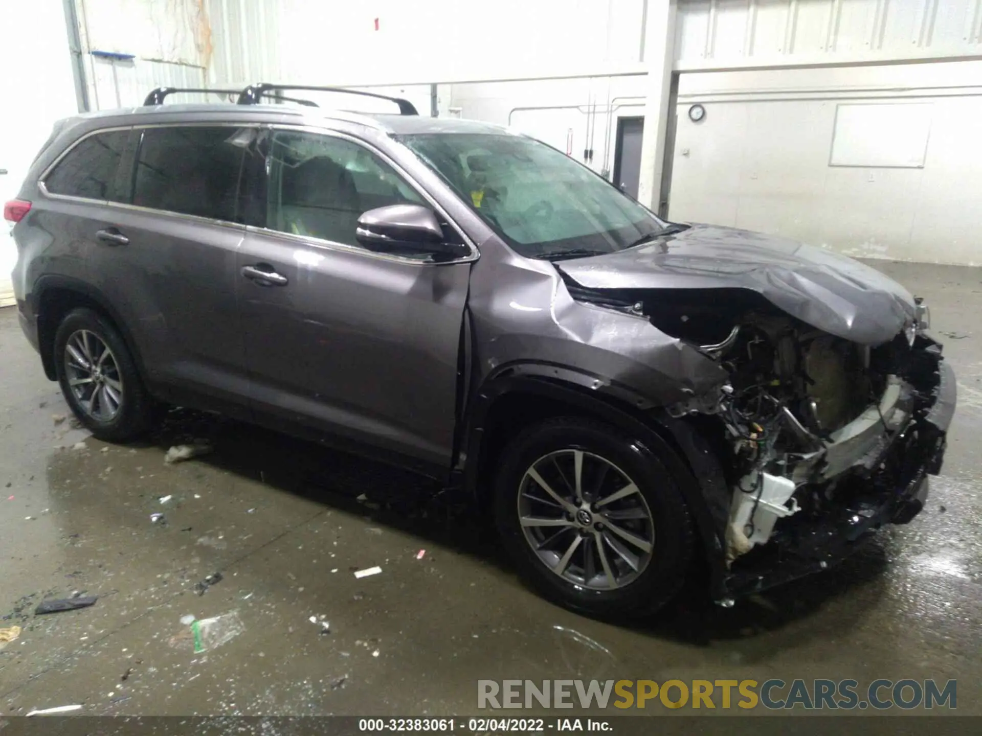 1 fotografías del automóvil dañado 5TDJZRFHXKS599839 TOYOTA HIGHLANDER 2019