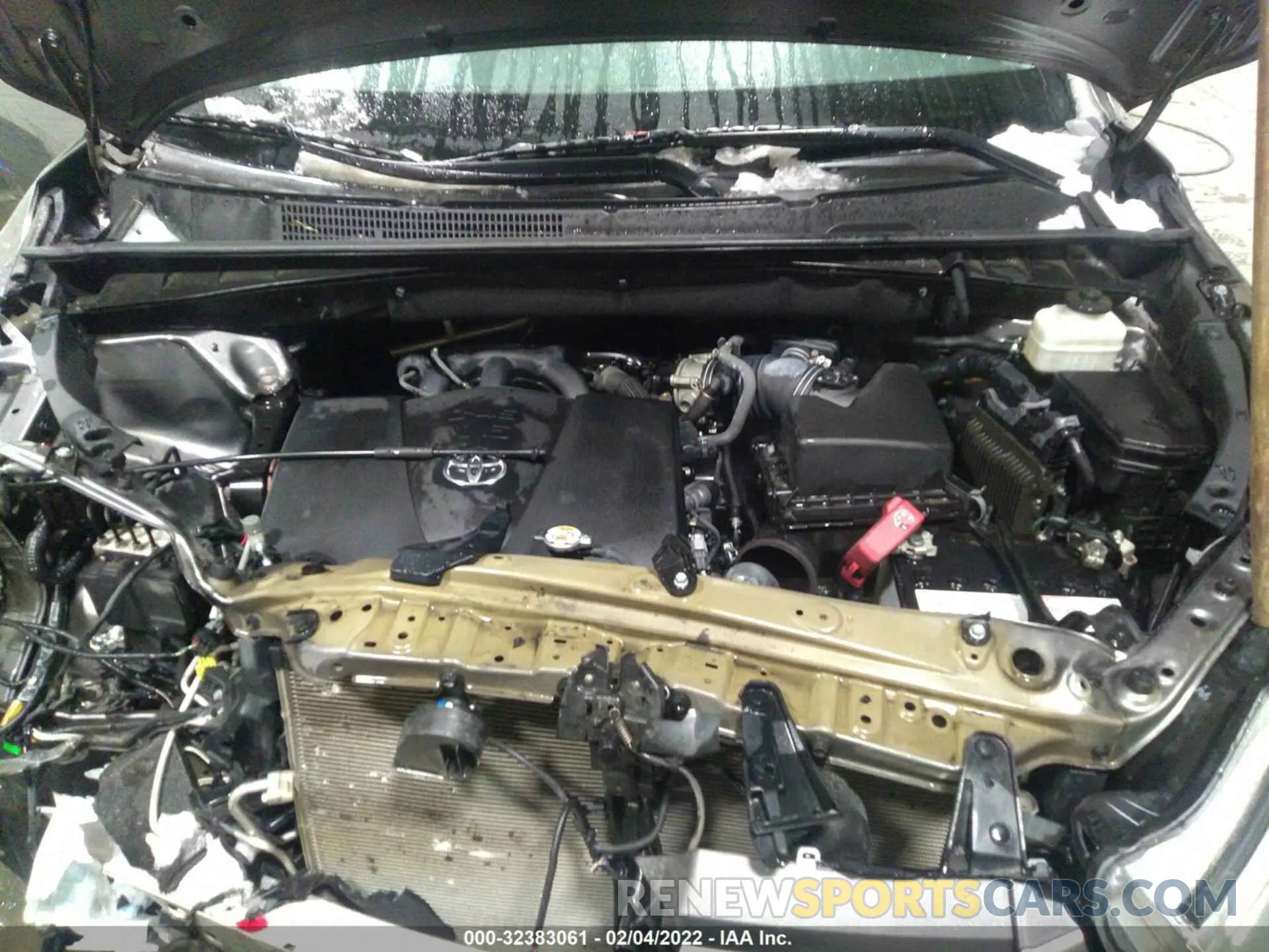 10 fotografías del automóvil dañado 5TDJZRFHXKS599839 TOYOTA HIGHLANDER 2019