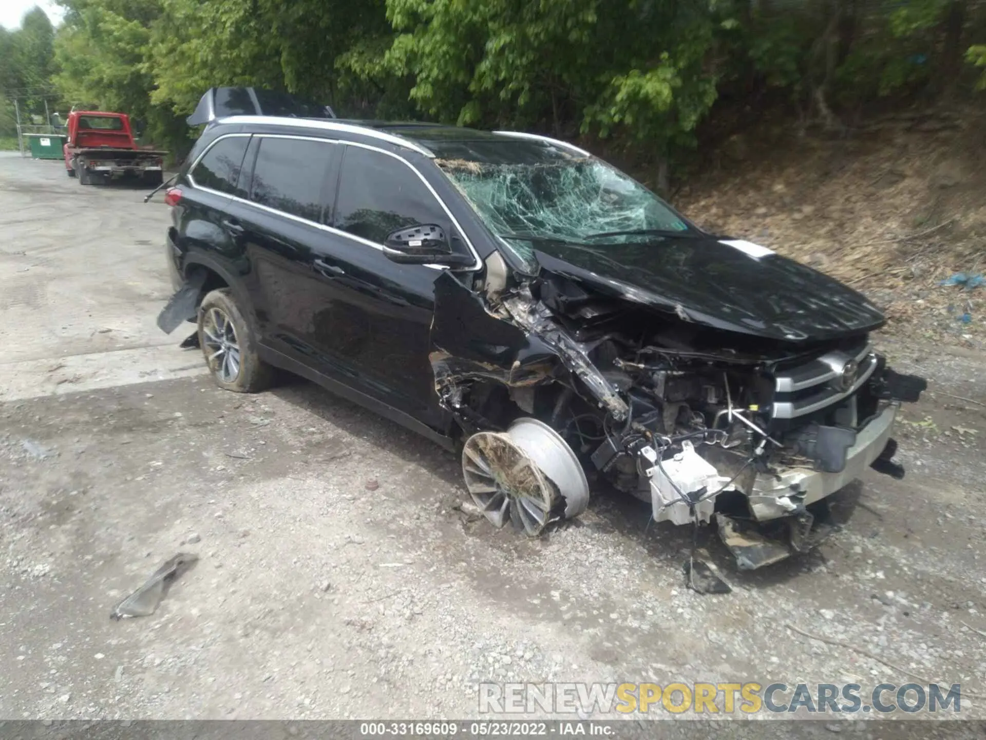 1 fotografías del automóvil dañado 5TDJZRFHXKS710678 TOYOTA HIGHLANDER 2019
