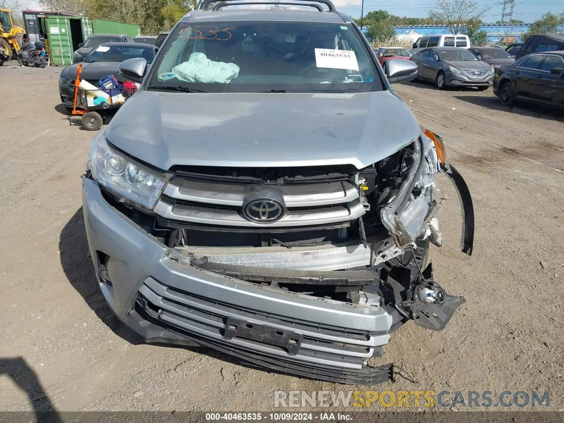21 fotografías del automóvil dañado 5TDJZRFHXKS726296 TOYOTA HIGHLANDER 2019
