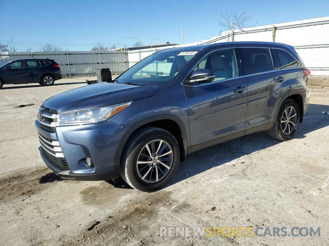 1 fotografías del automóvil dañado 5TDJZRFHXKS744149 TOYOTA HIGHLANDER 2019