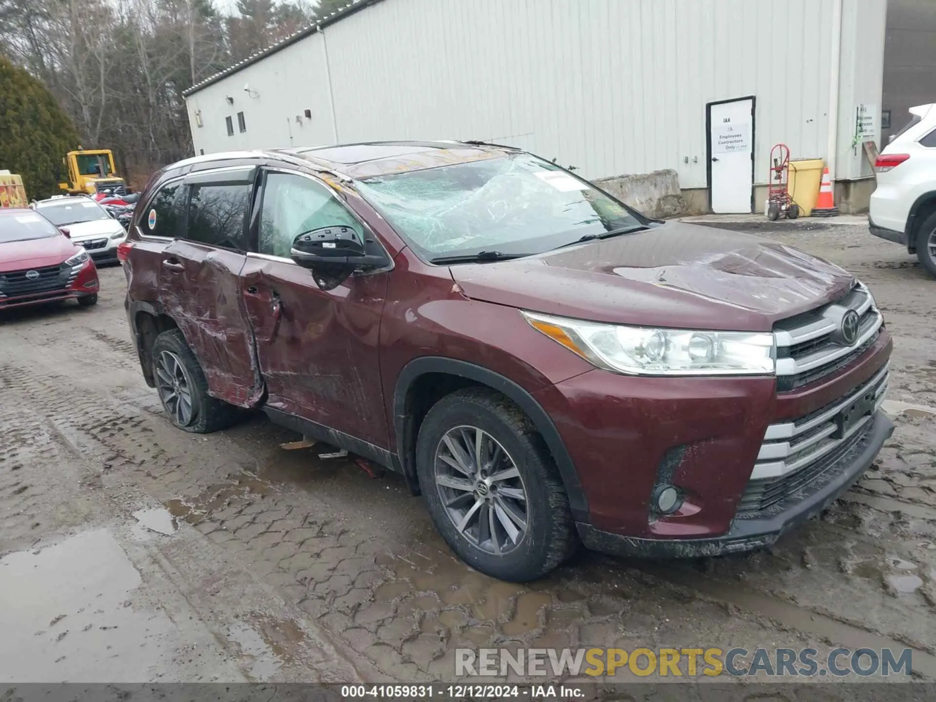 1 fotografías del automóvil dañado 5TDJZRFHXKS934114 TOYOTA HIGHLANDER 2019