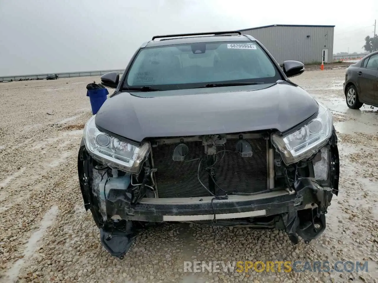 5 fotografías del automóvil dañado 5TDKZRFH1KS571688 TOYOTA HIGHLANDER 2019
