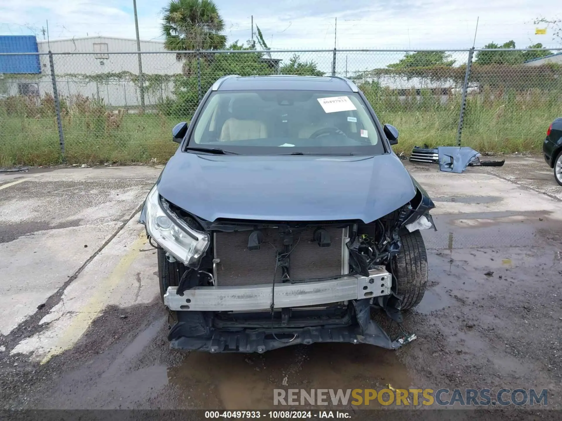 11 fotografías del automóvil dañado 5TDKZRFH2KS304821 TOYOTA HIGHLANDER 2019