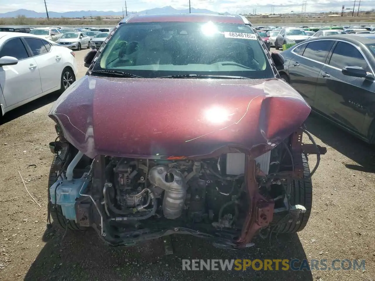 5 fotografías del automóvil dañado 5TDKZRFH3KS308523 TOYOTA HIGHLANDER 2019