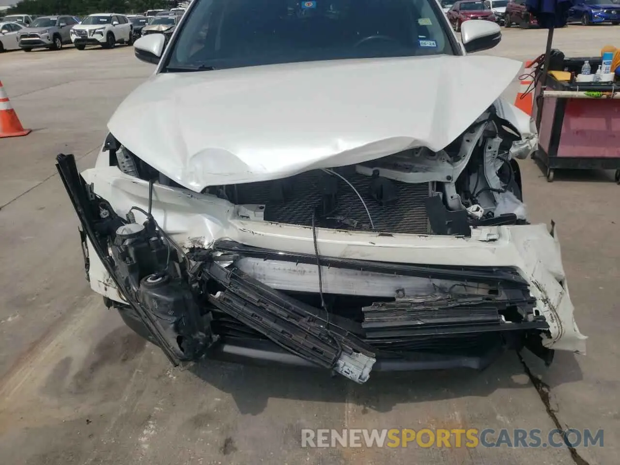 12 fotografías del automóvil dañado 5TDKZRFH3KS570607 TOYOTA HIGHLANDER 2019