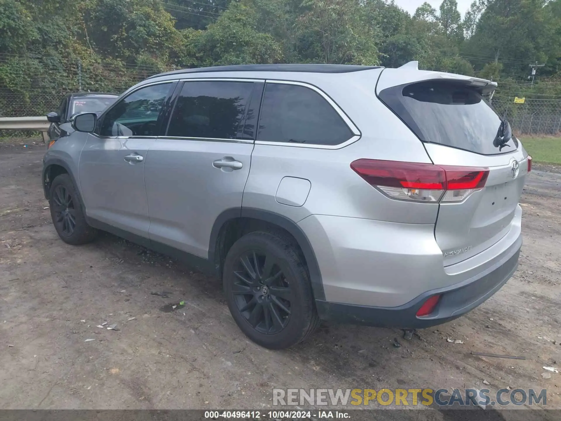 3 fotografías del automóvil dañado 5TDKZRFH6KS356646 TOYOTA HIGHLANDER 2019