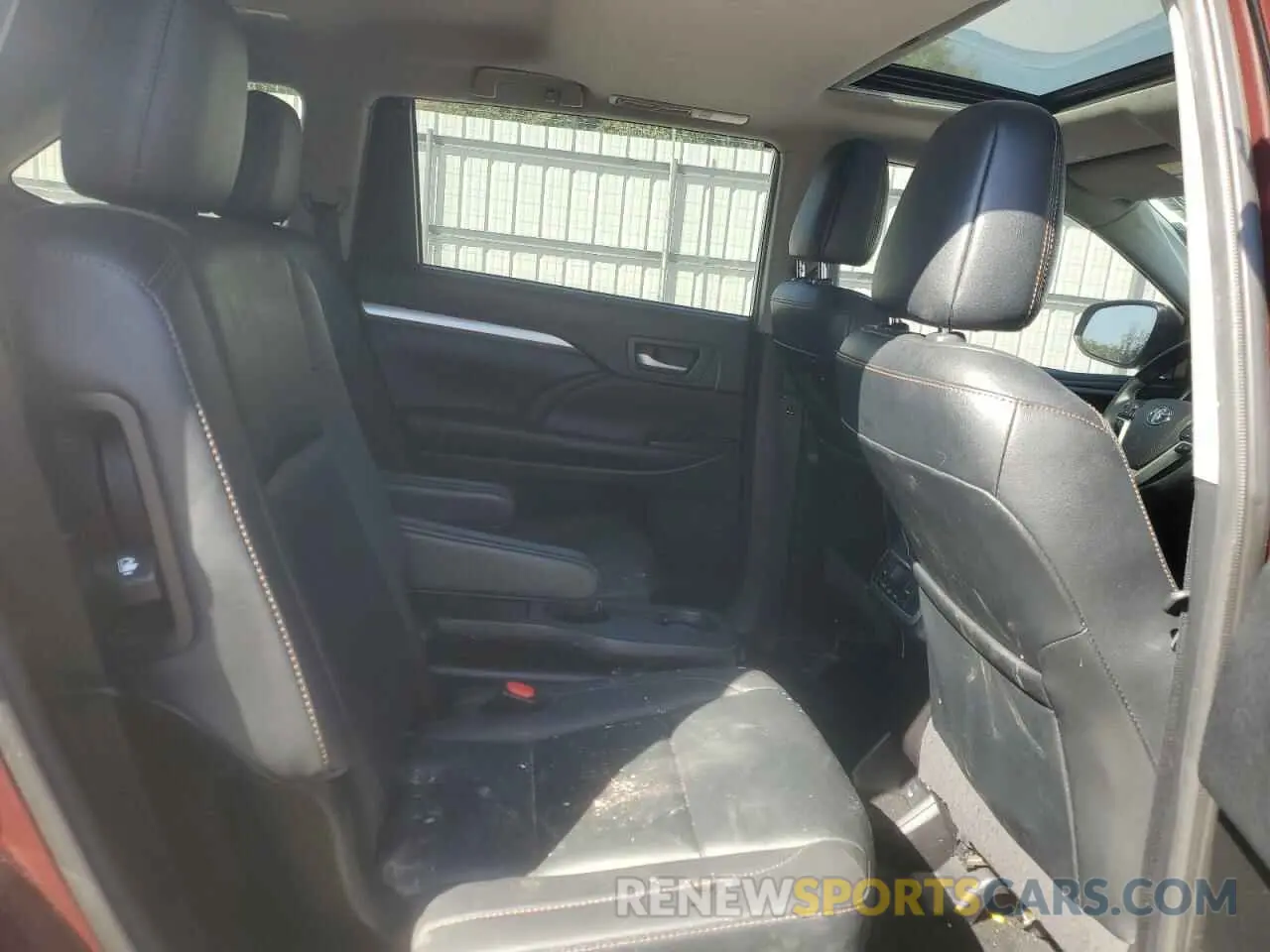 11 fotografías del automóvil dañado 5TDKZRFH7KS338348 TOYOTA HIGHLANDER 2019