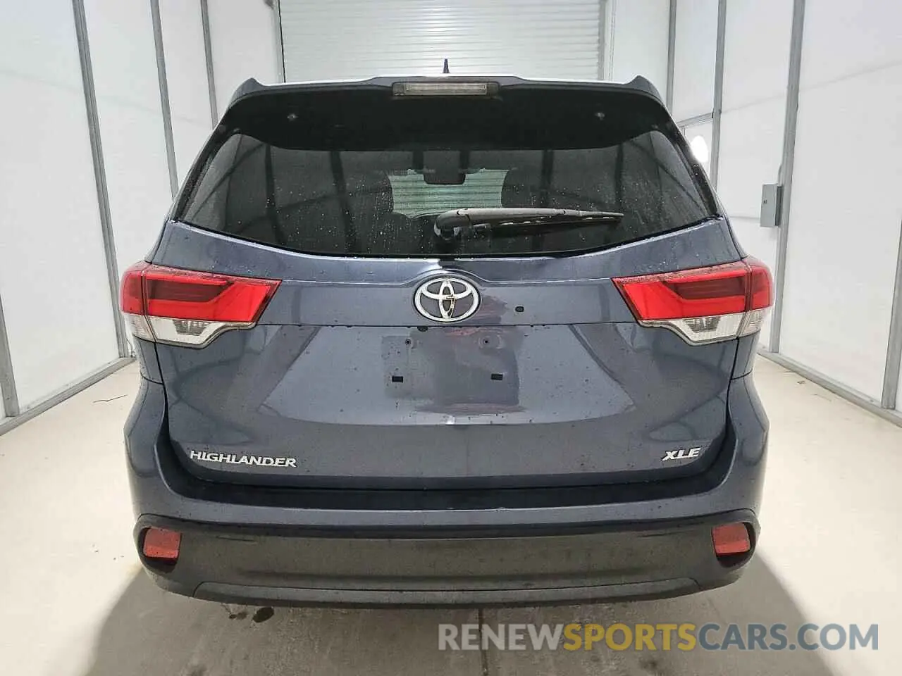 6 fotografías del automóvil dañado 5TDKZRFH7KS343727 TOYOTA HIGHLANDER 2019