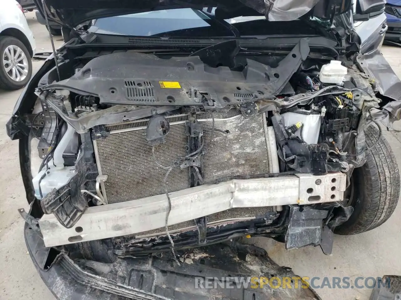 7 fotografías del automóvil dañado 5TDKZRFH7KS567614 TOYOTA HIGHLANDER 2019