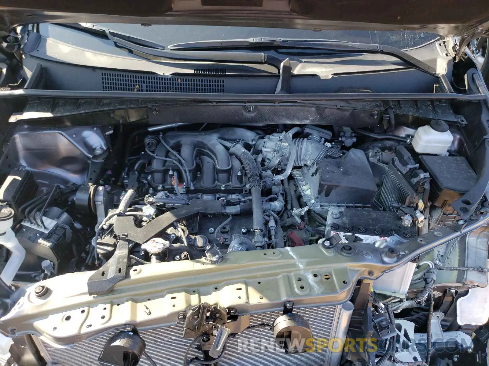 7 fotografías del automóvil dañado 5TDKZRFH8KS570490 TOYOTA HIGHLANDER 2019