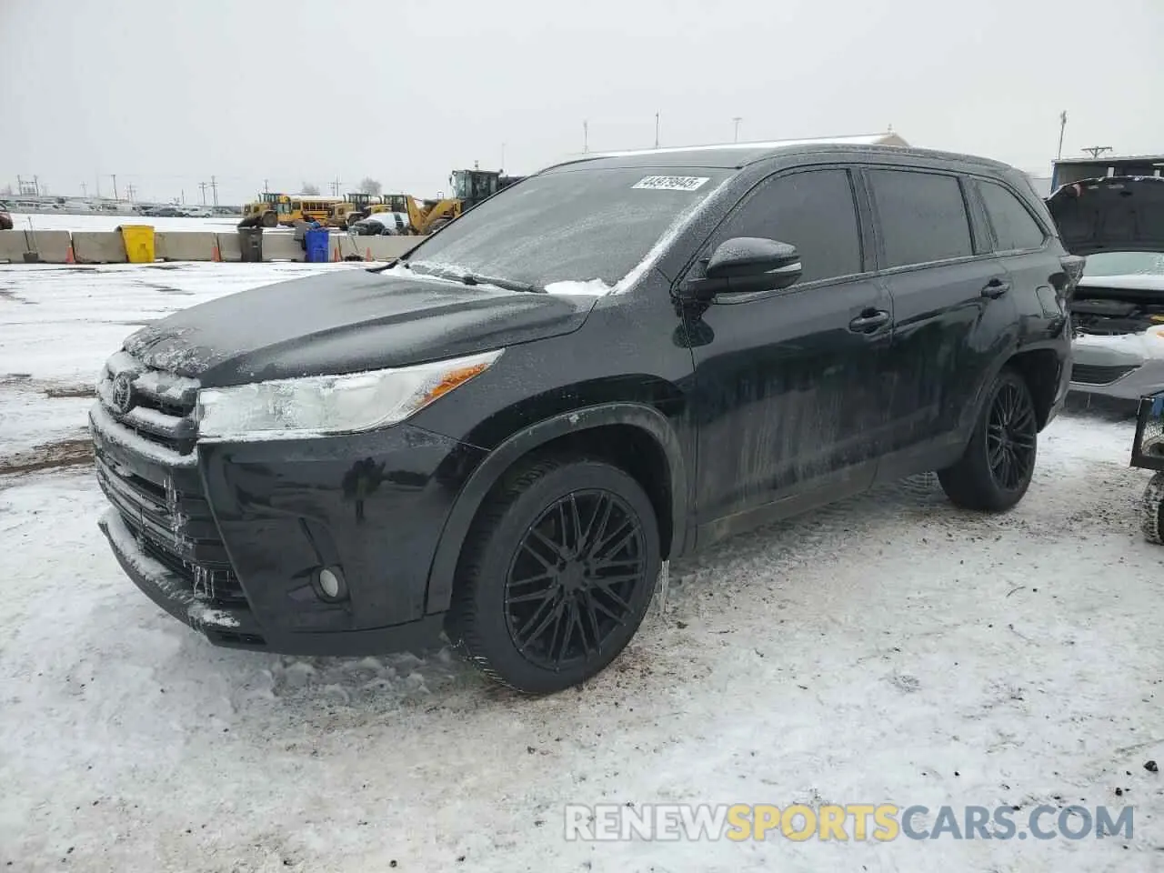 1 fotografías del automóvil dañado 5TDKZRFH9KS560034 TOYOTA HIGHLANDER 2019
