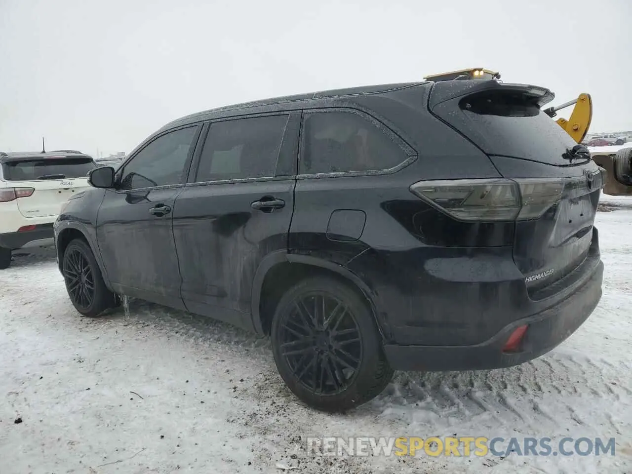 2 fotografías del automóvil dañado 5TDKZRFH9KS560034 TOYOTA HIGHLANDER 2019
