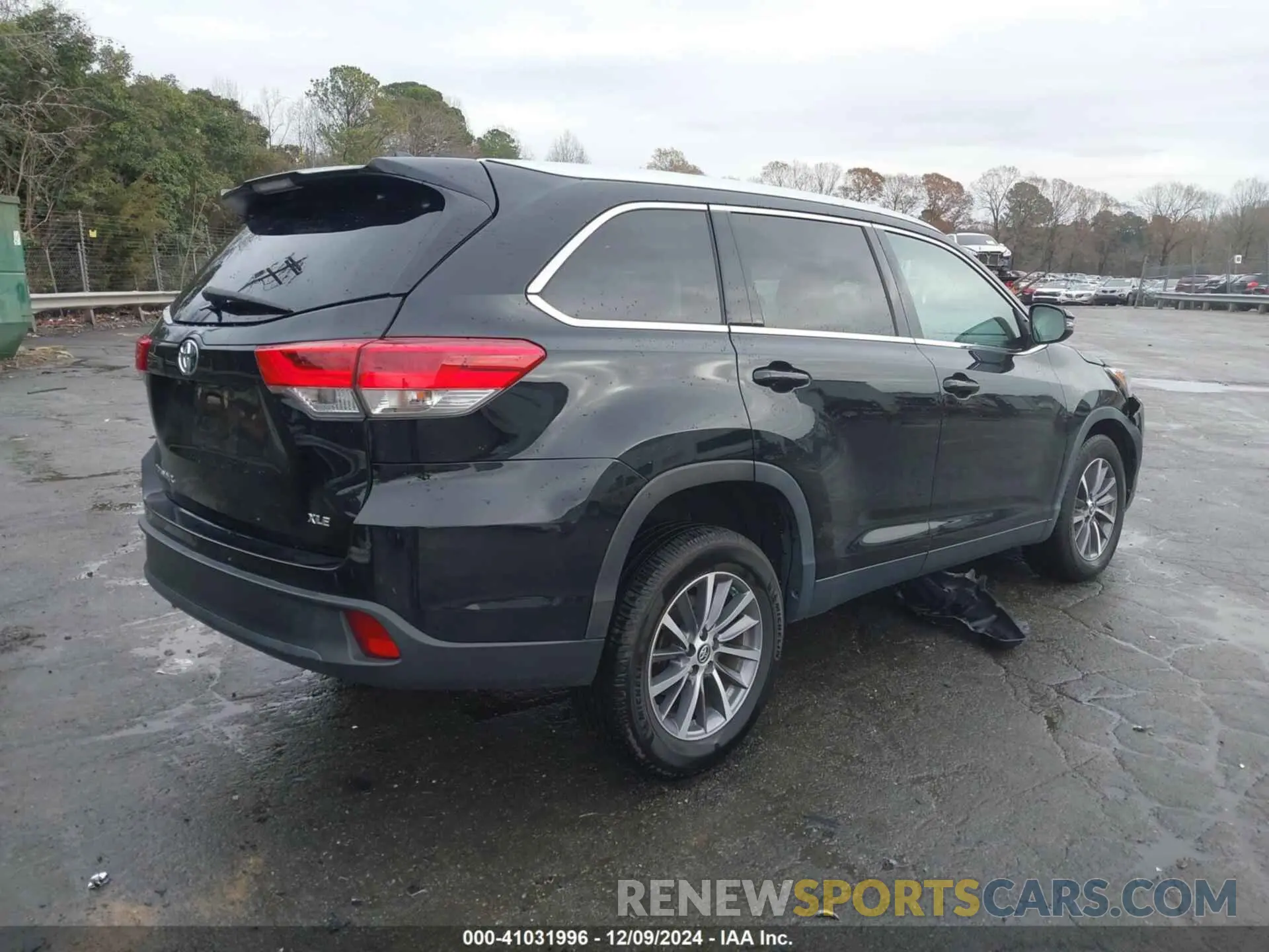 4 fotografías del automóvil dañado 5TDKZRFH9KS566223 TOYOTA HIGHLANDER 2019