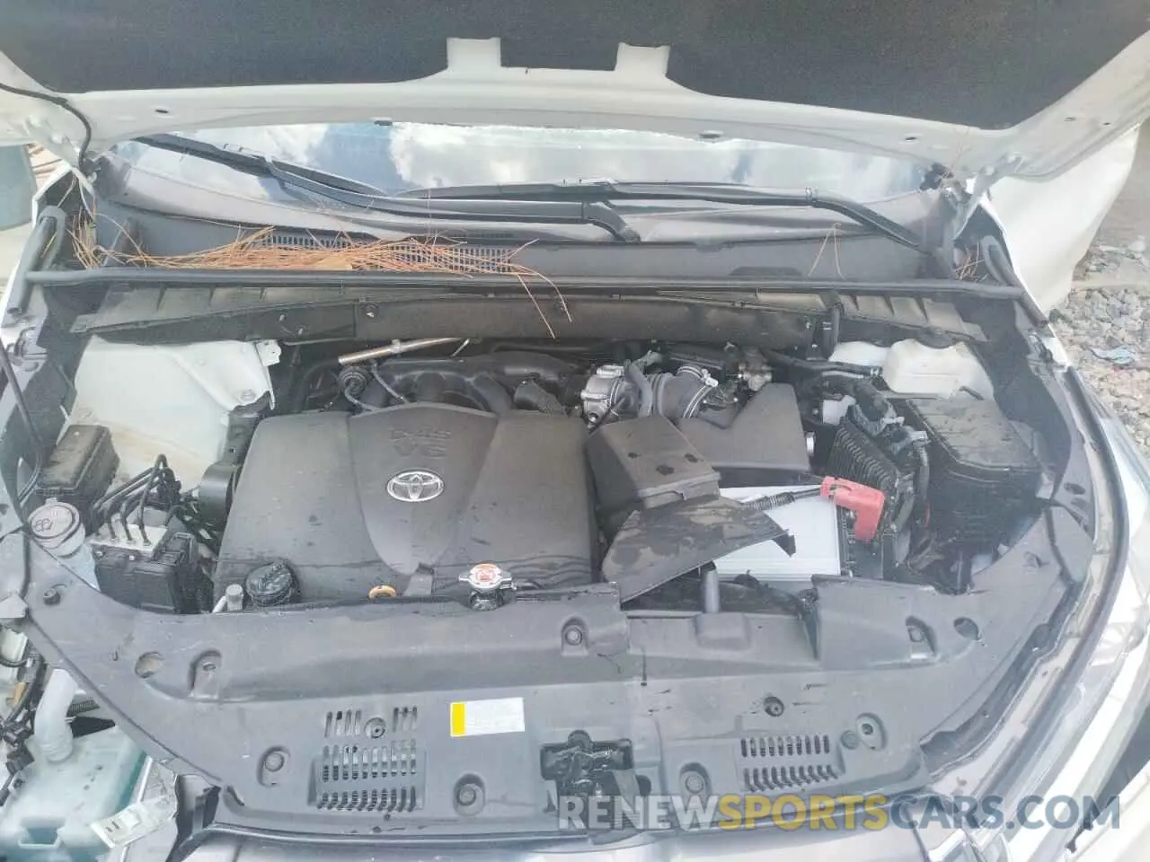 7 fotografías del automóvil dañado 5TDYZRFH1KS349212 TOYOTA HIGHLANDER 2019