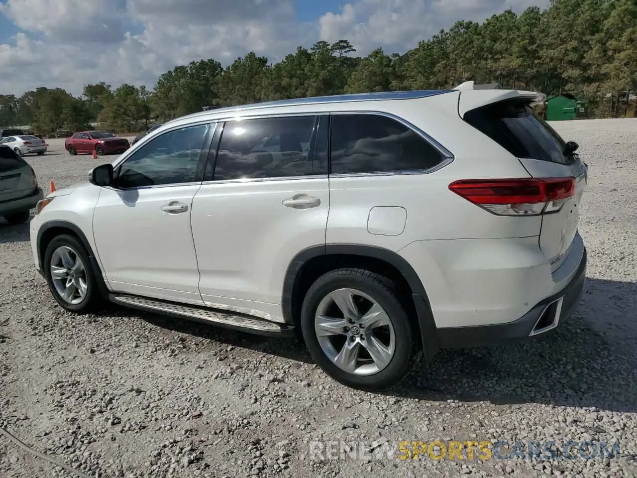 2 fotografías del automóvil dañado 5TDYZRFH2KS298318 TOYOTA HIGHLANDER 2019