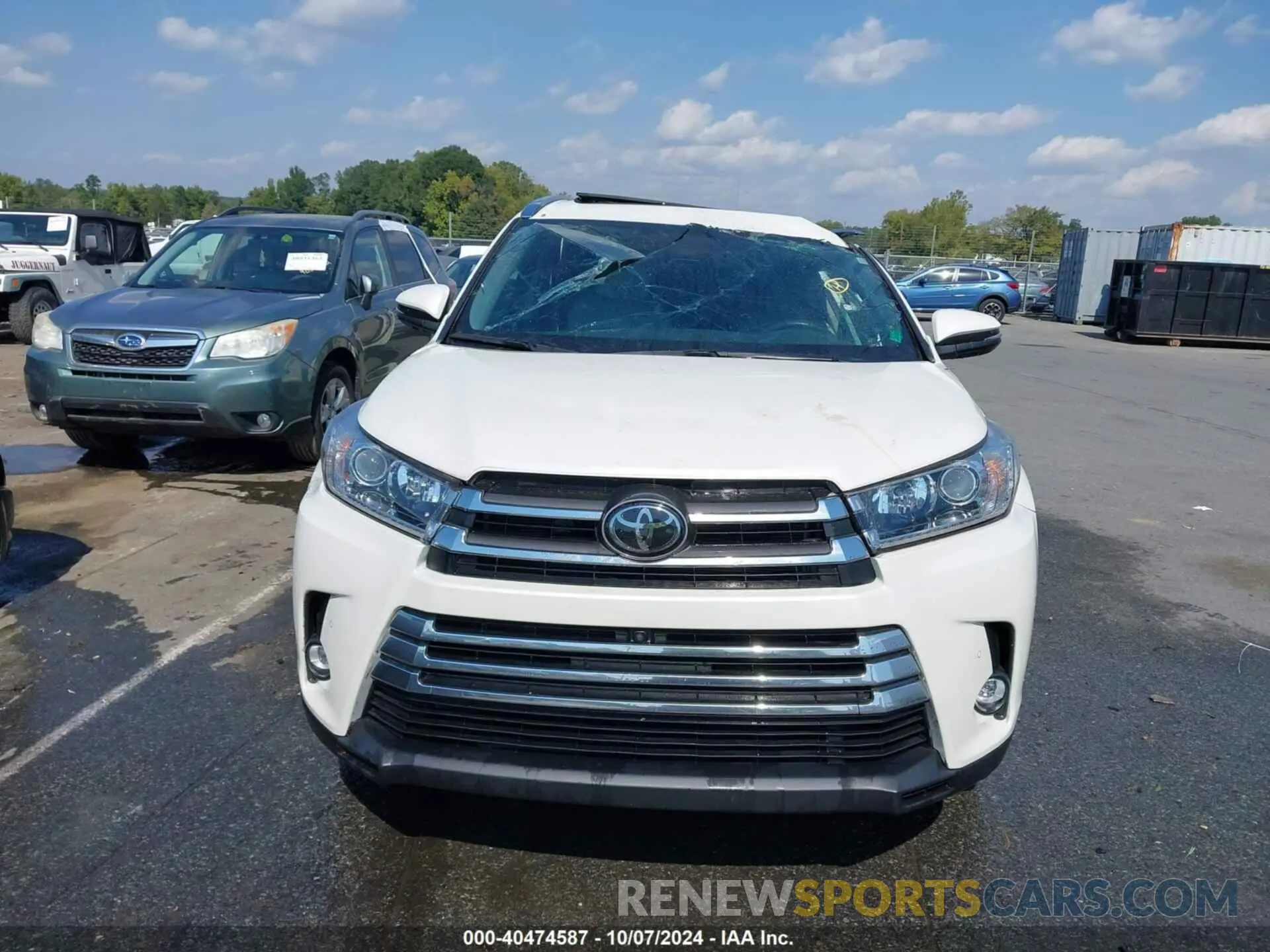 12 fotografías del automóvil dañado 5TDYZRFH3KS312016 TOYOTA HIGHLANDER 2019