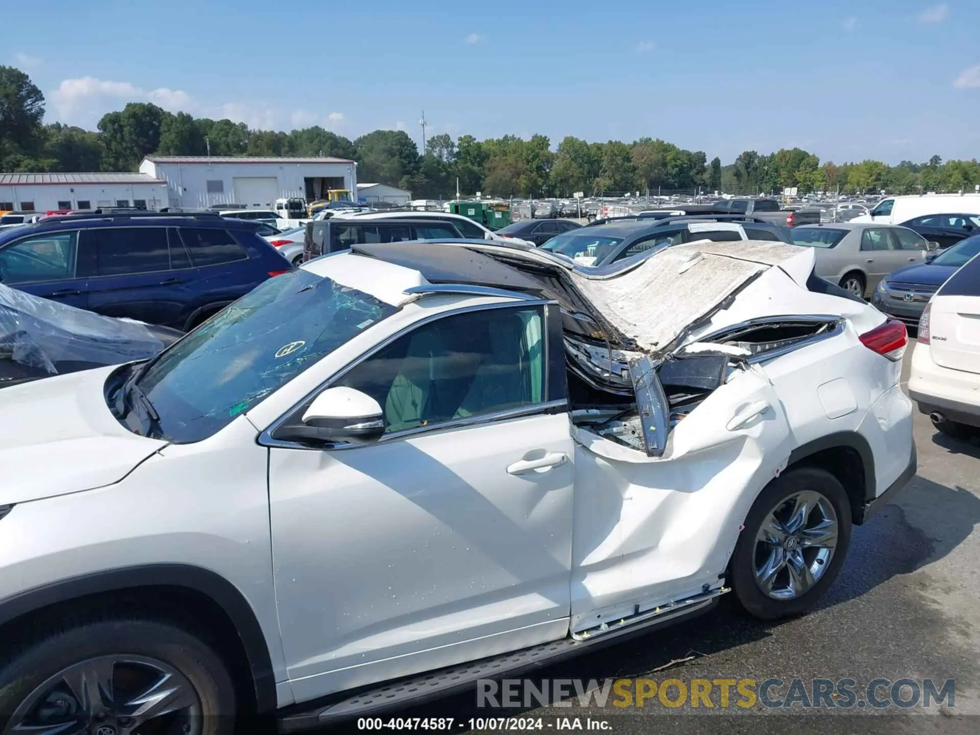 6 fotografías del automóvil dañado 5TDYZRFH3KS312016 TOYOTA HIGHLANDER 2019
