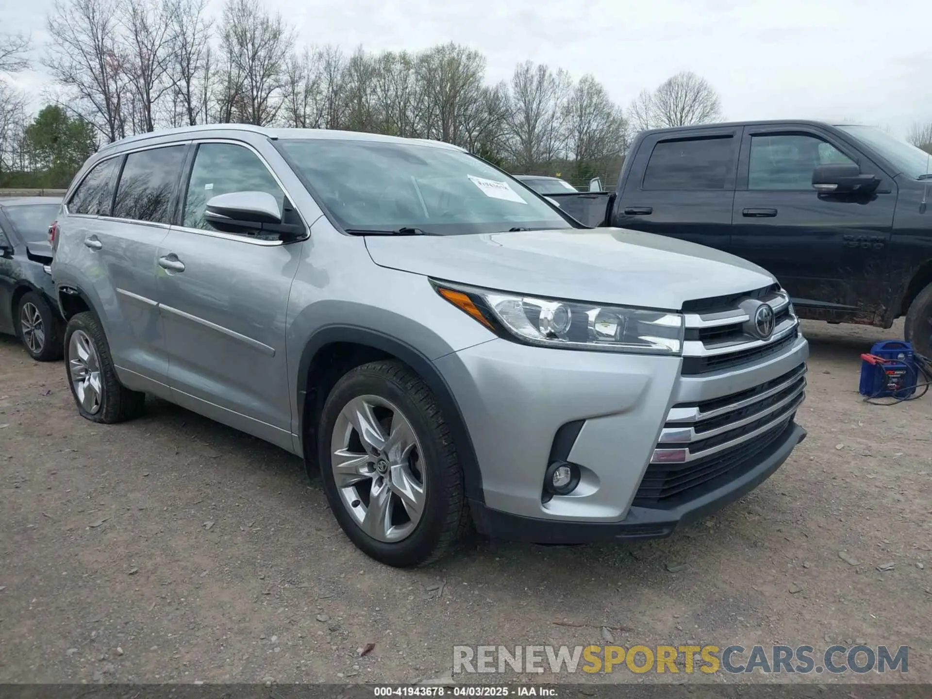 1 fotografías del automóvil dañado 5TDYZRFH4KS294657 TOYOTA HIGHLANDER 2019