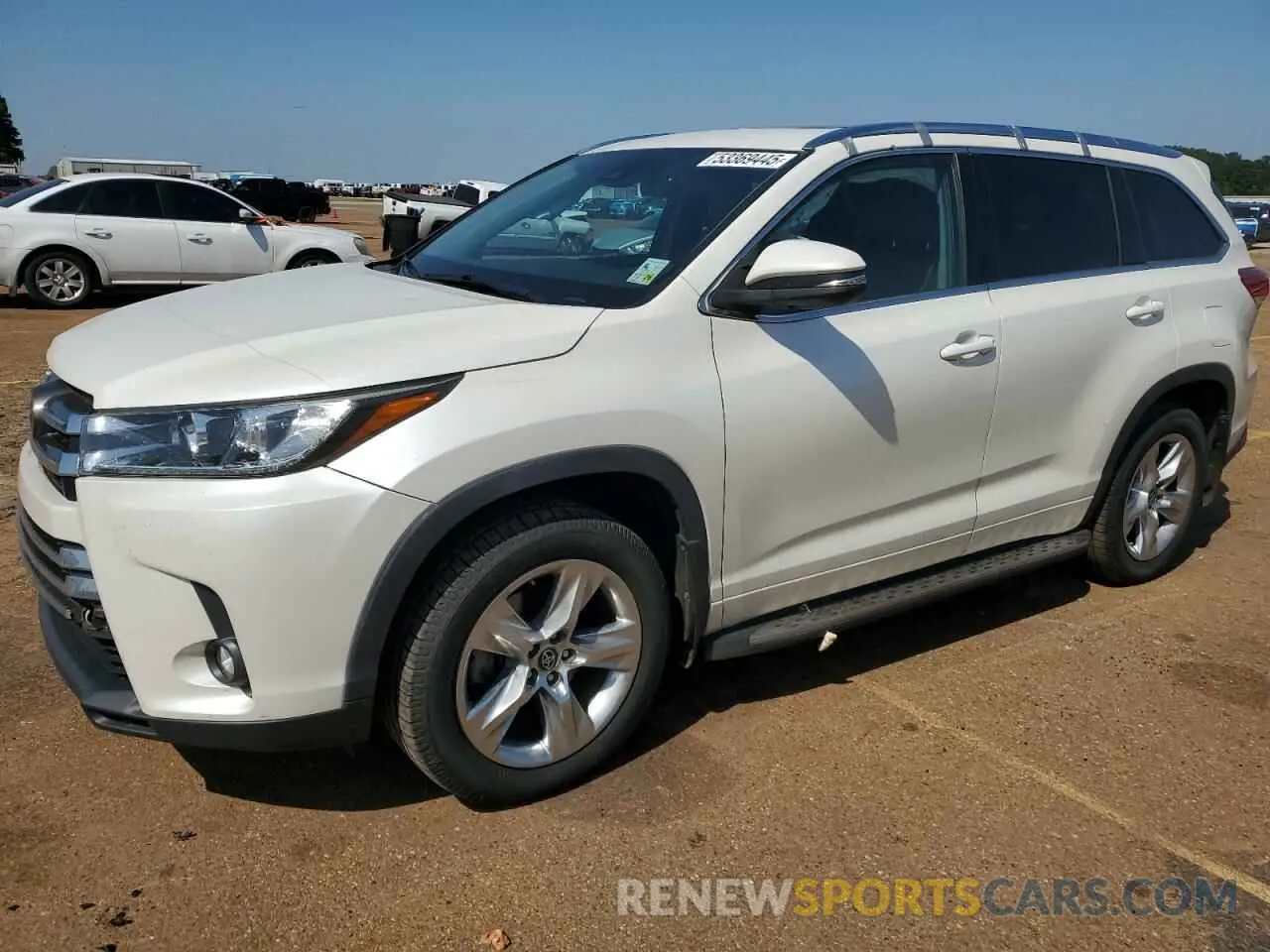 1 fotografías del automóvil dañado 5TDYZRFH5KS332655 TOYOTA HIGHLANDER 2019