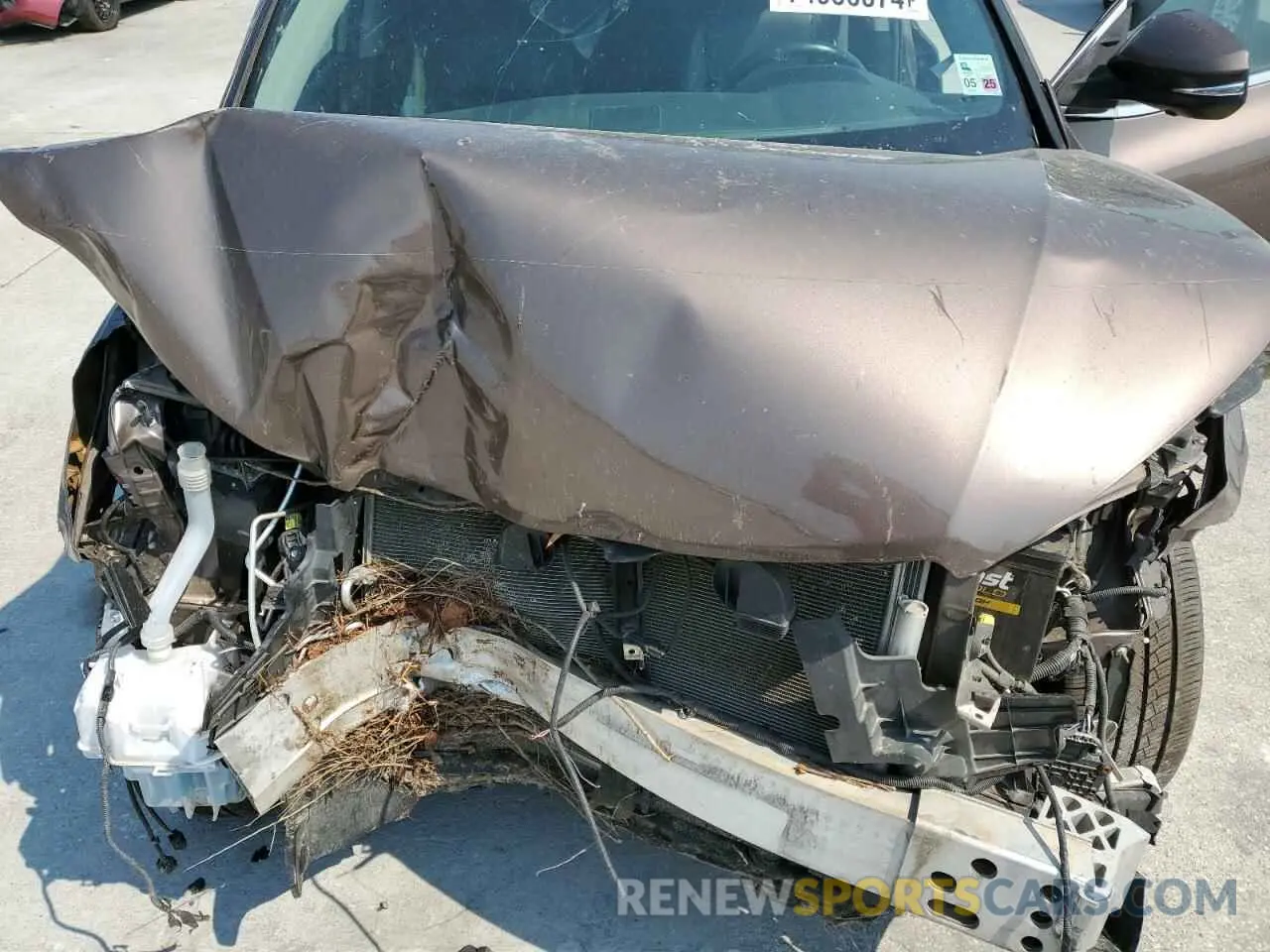 12 fotografías del automóvil dañado 5TDYZRFH7KS327358 TOYOTA HIGHLANDER 2019