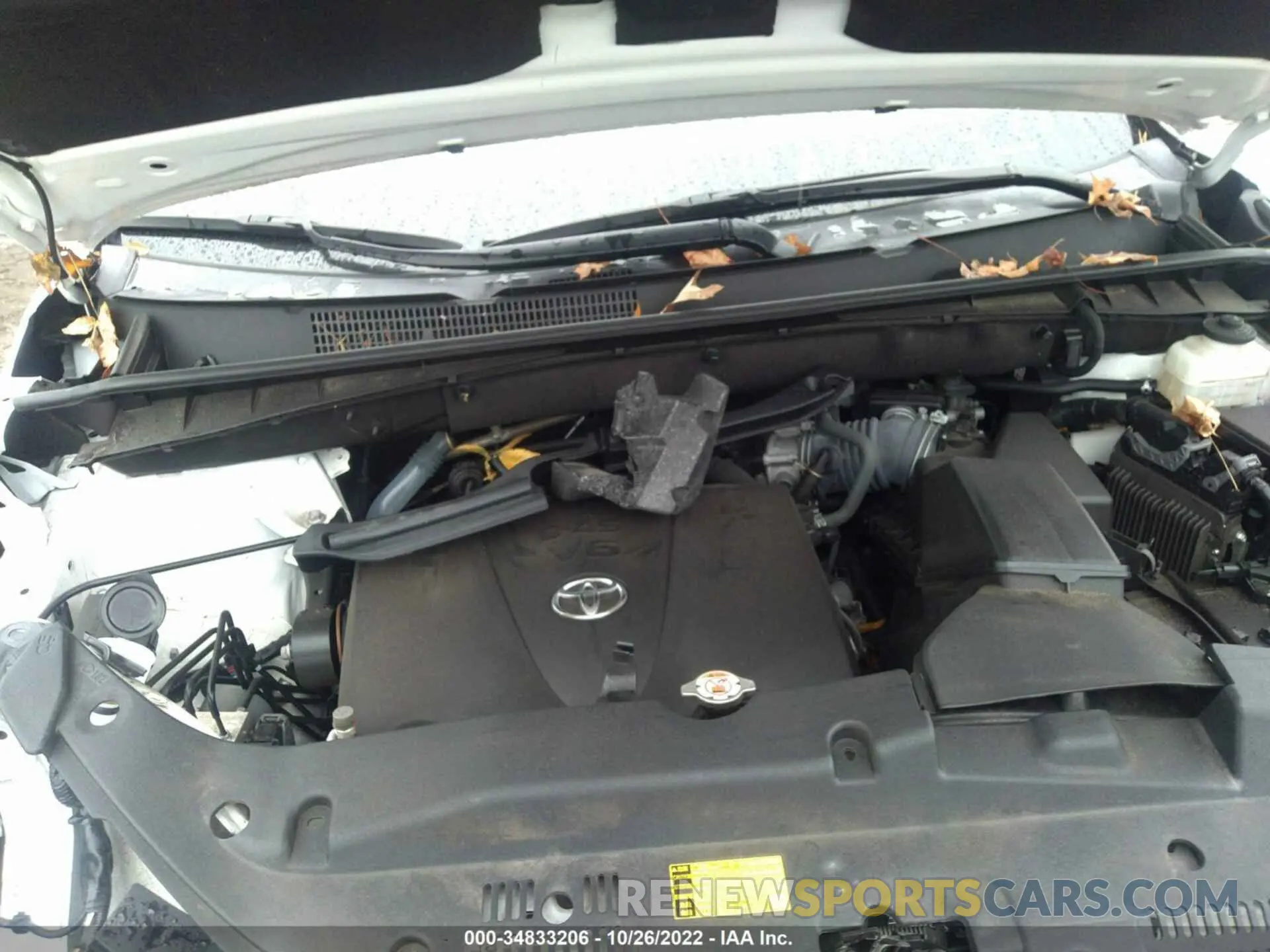 10 fotografías del automóvil dañado 5TDYZRFH8KS339633 TOYOTA HIGHLANDER 2019