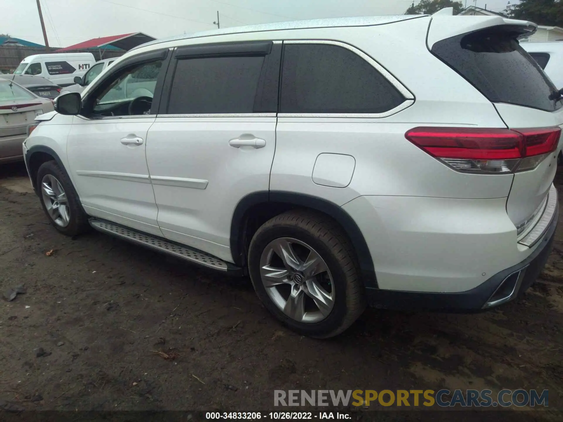 3 fotografías del automóvil dañado 5TDYZRFH8KS339633 TOYOTA HIGHLANDER 2019