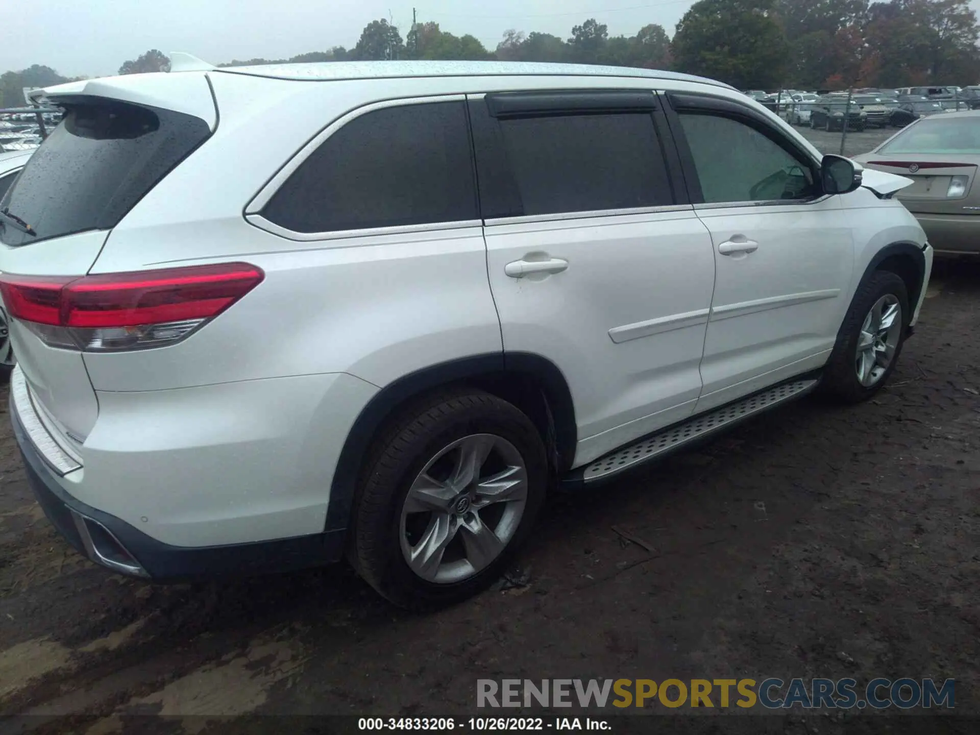 4 fotografías del automóvil dañado 5TDYZRFH8KS339633 TOYOTA HIGHLANDER 2019