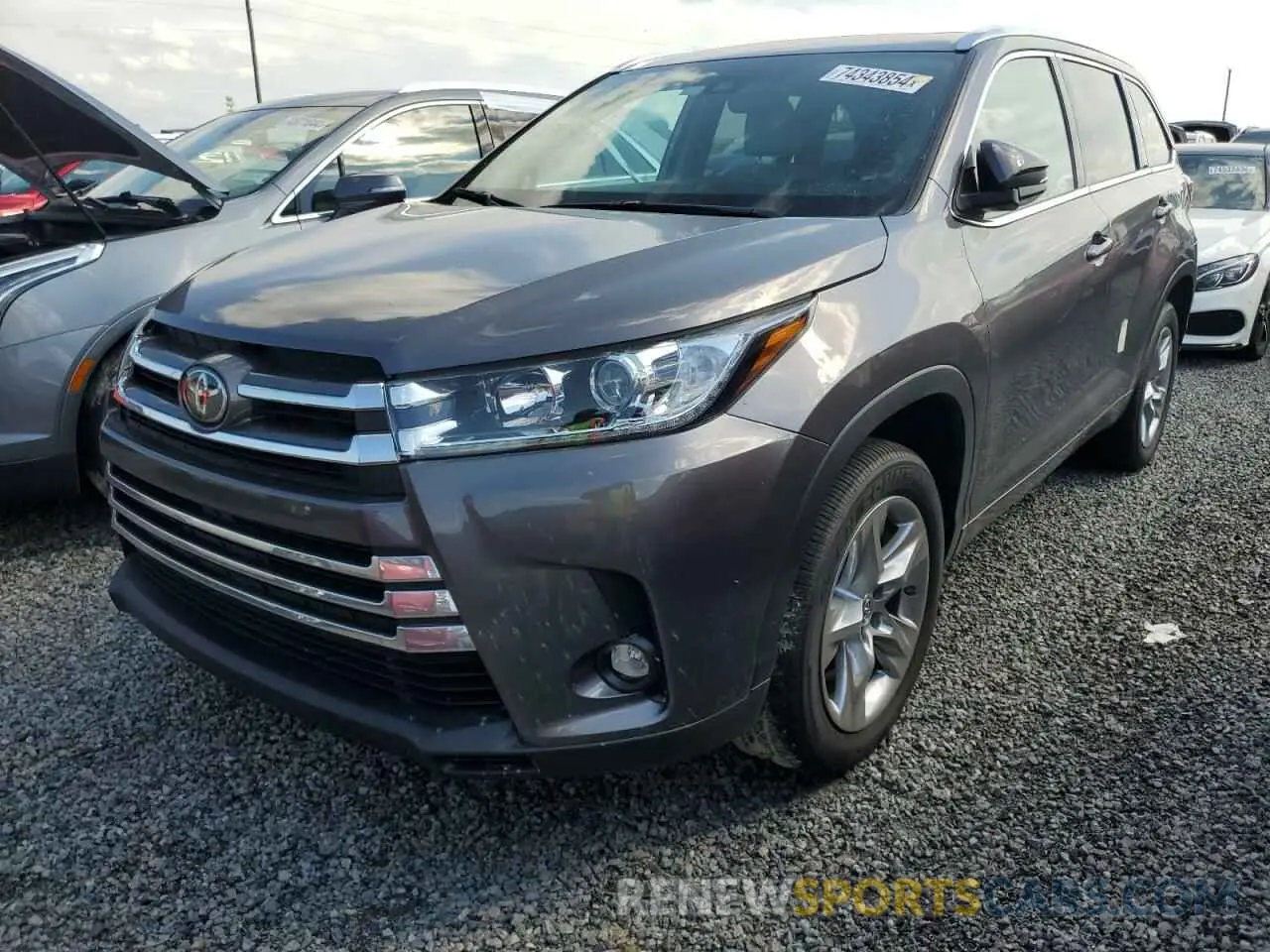1 fotografías del automóvil dañado 5TDYZRFHXKS323899 TOYOTA HIGHLANDER 2019