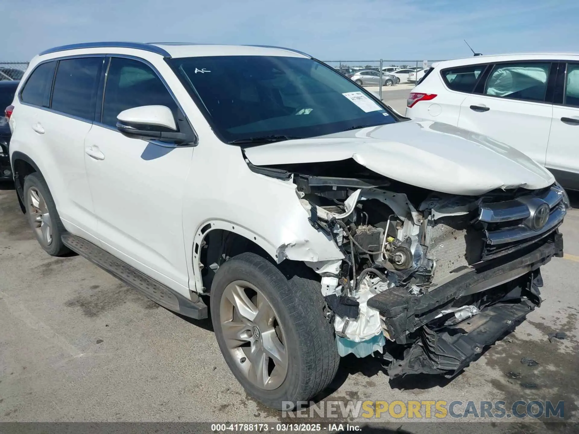 1 fotografías del automóvil dañado 5TDYZRFHXKS339553 TOYOTA HIGHLANDER 2019