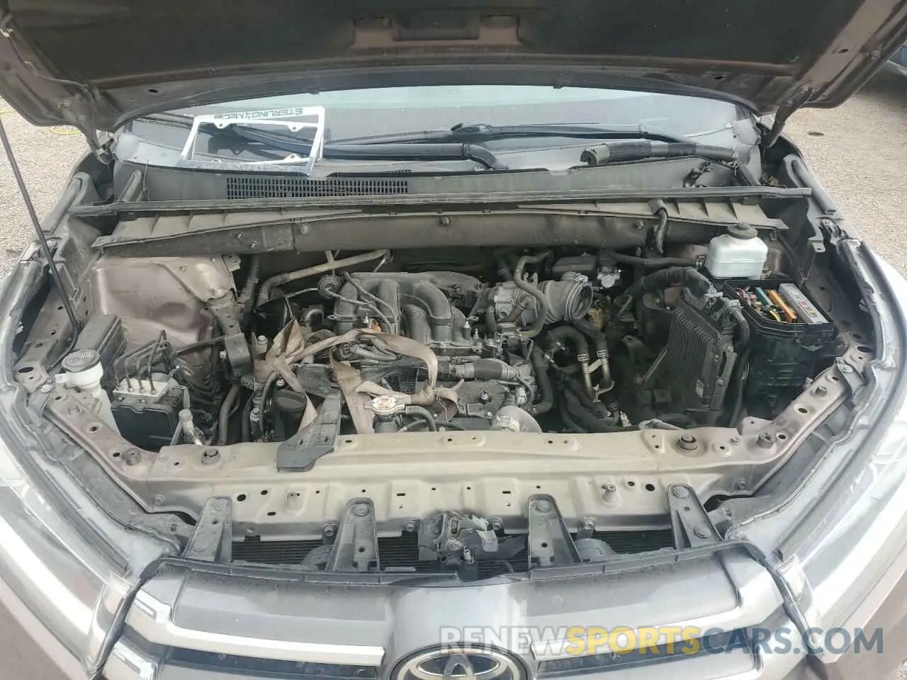 12 fotografías del automóvil dañado 5TDYZRFHXKS351525 TOYOTA HIGHLANDER 2019