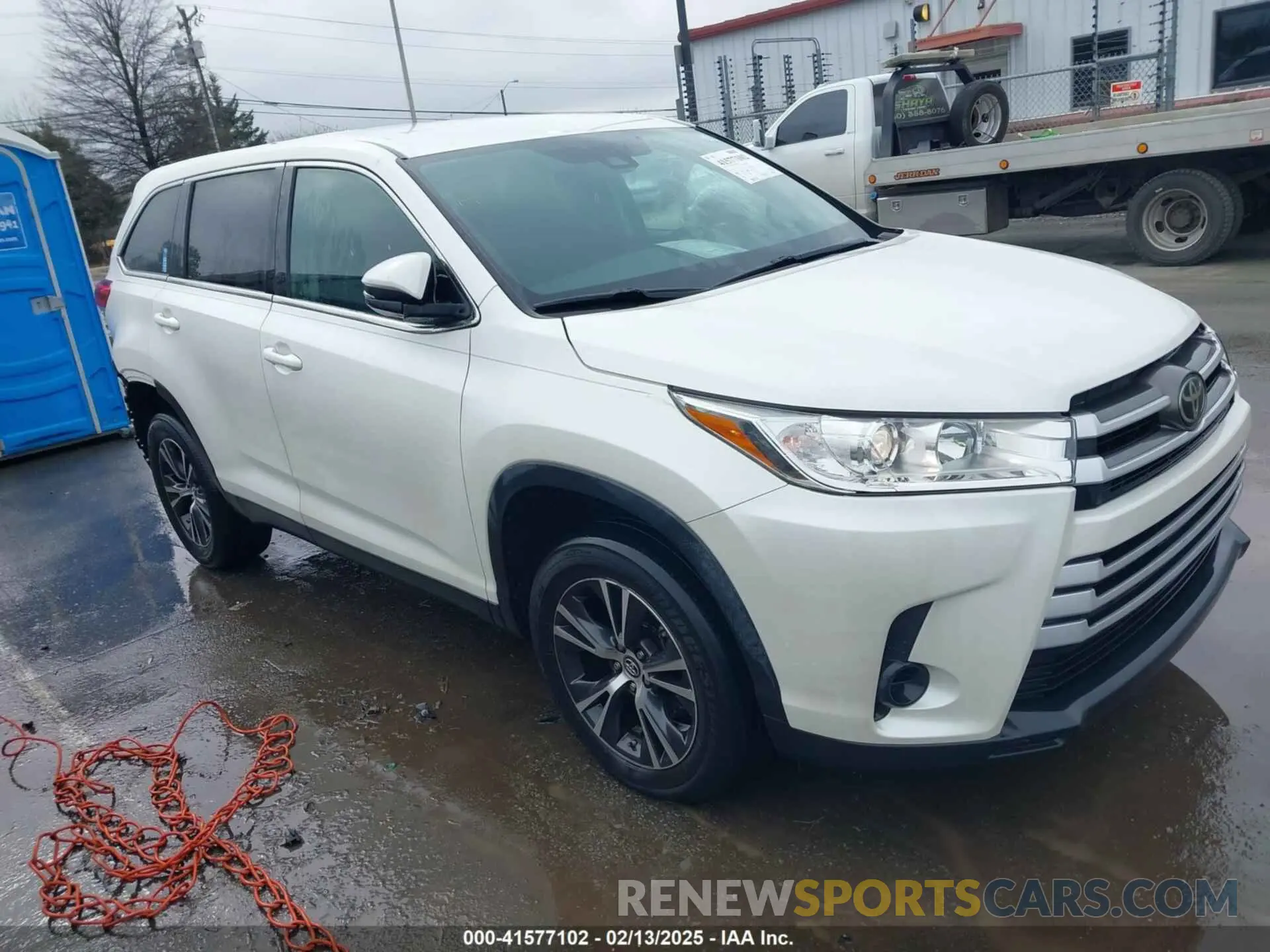 1 fotografías del automóvil dañado 5TDZARFH1KS055739 TOYOTA HIGHLANDER 2019