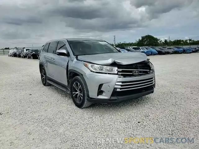 11 fotografías del automóvil dañado 5TDZARFH1KS057443 TOYOTA HIGHLANDER 2019