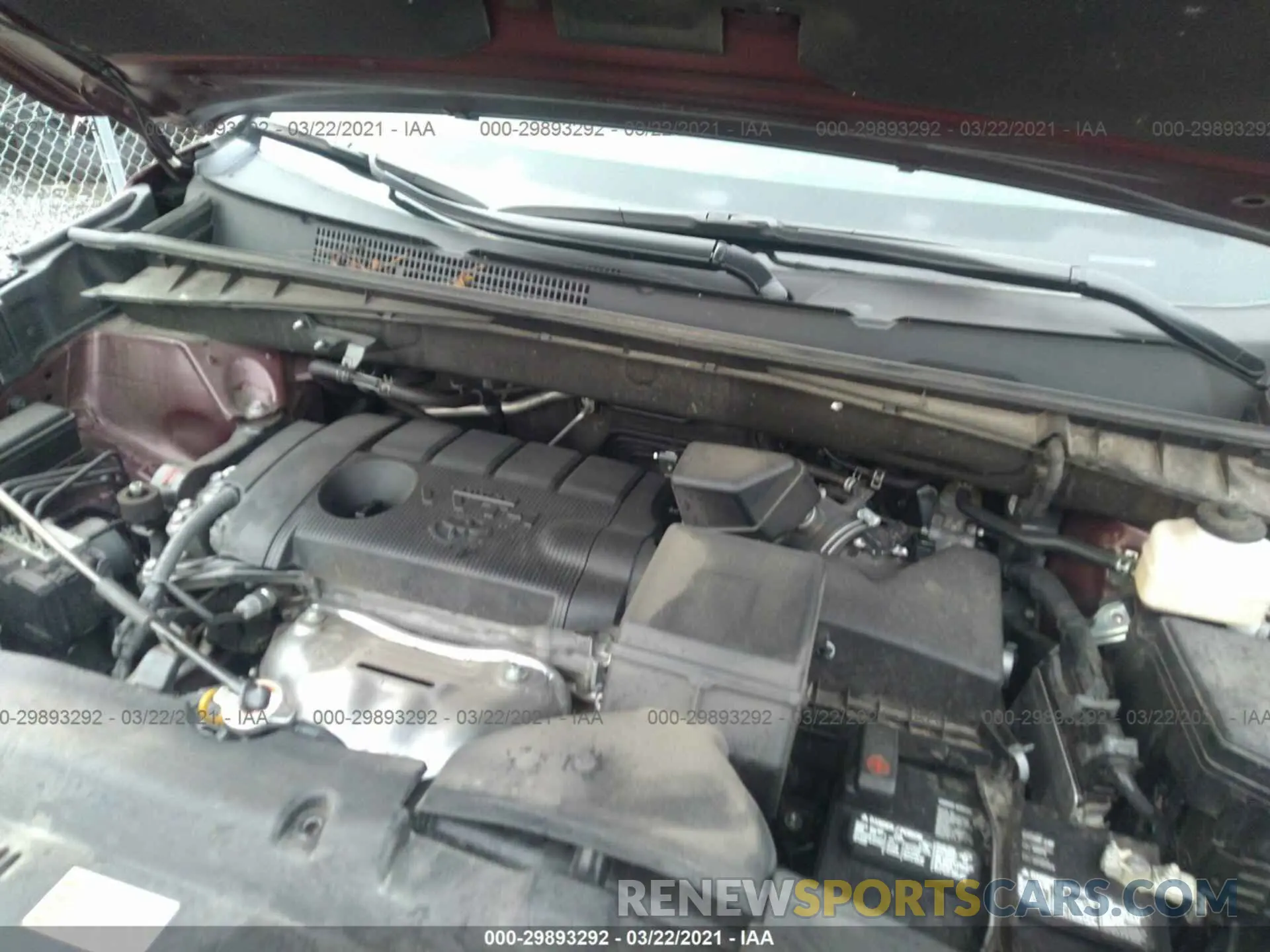 10 fotografías del automóvil dañado 5TDZARFH3KS056598 TOYOTA HIGHLANDER 2019