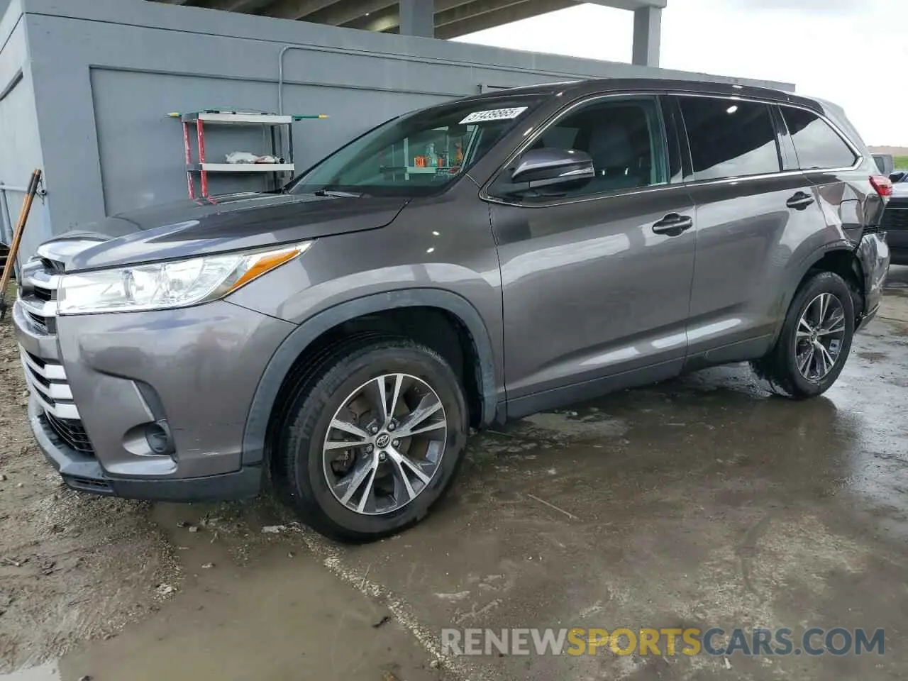1 fotografías del automóvil dañado 5TDZARFH5KS051483 TOYOTA HIGHLANDER 2019
