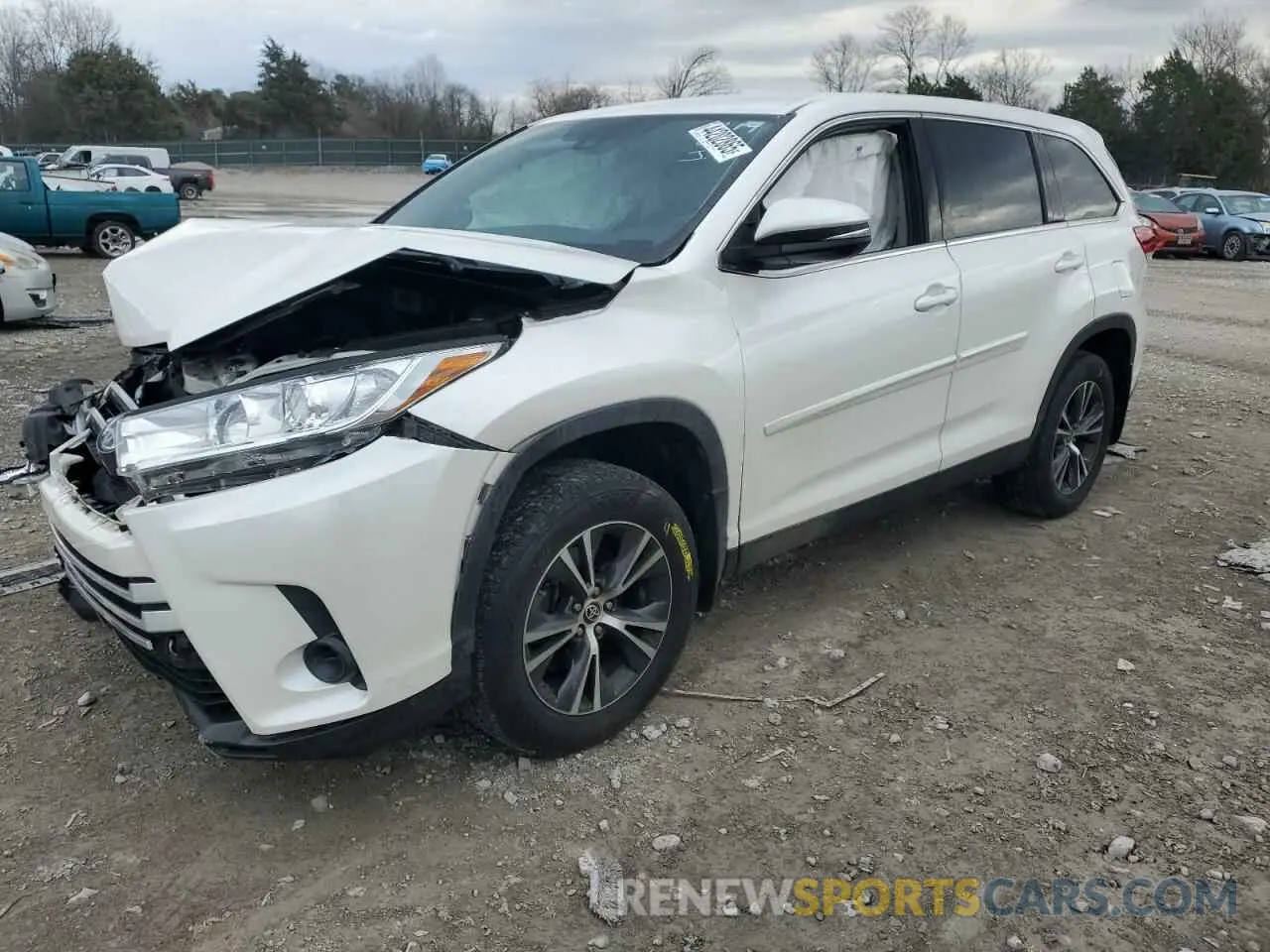 1 fotografías del automóvil dañado 5TDZARFH5KS061219 TOYOTA HIGHLANDER 2019