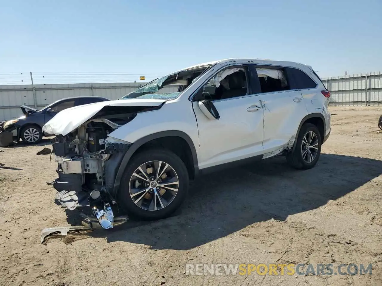 1 fotografías del automóvil dañado 5TDZARFH6KS042243 TOYOTA HIGHLANDER 2019