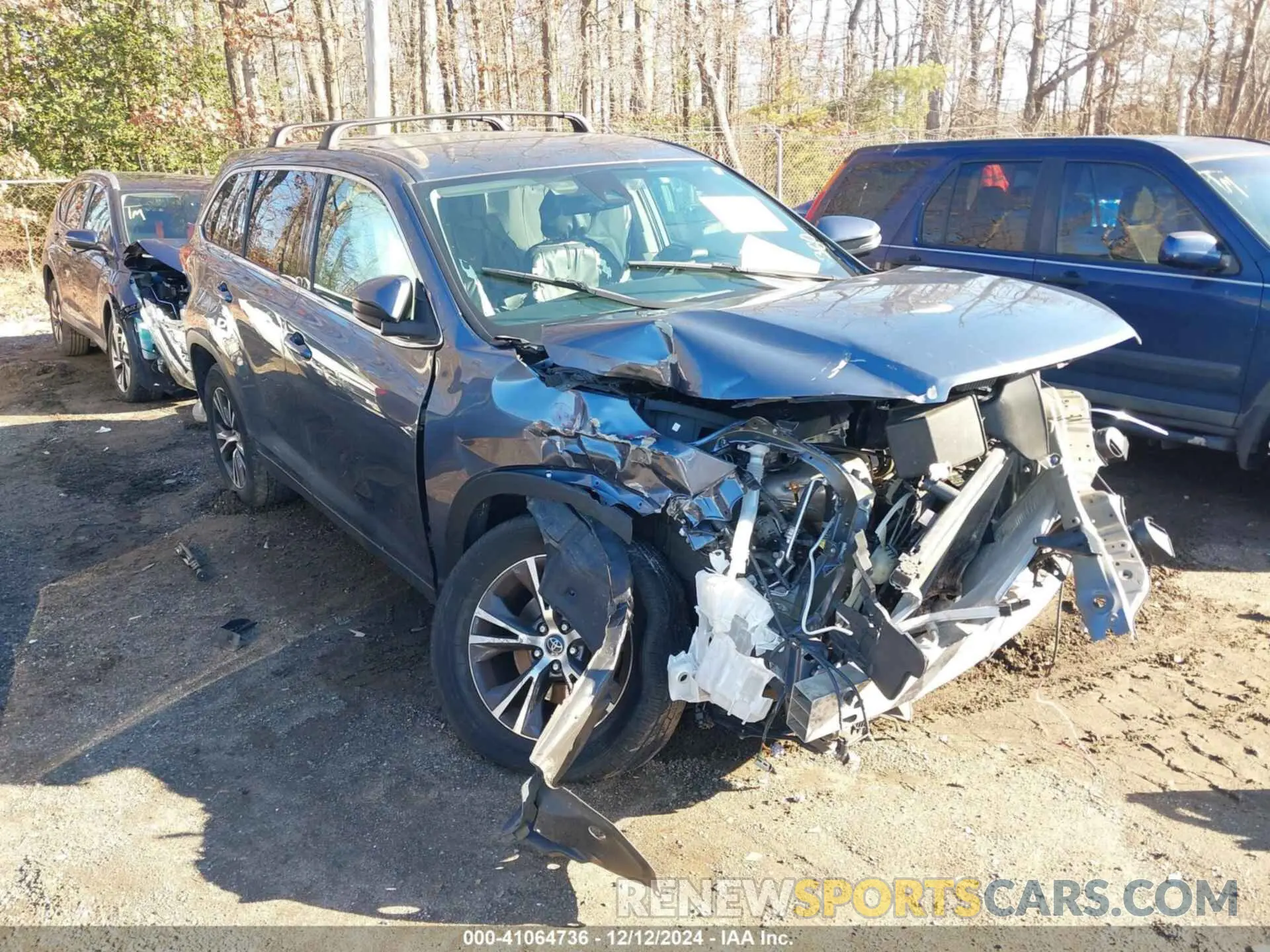 1 fotografías del automóvil dañado 5TDZARFH6KS042758 TOYOTA HIGHLANDER 2019