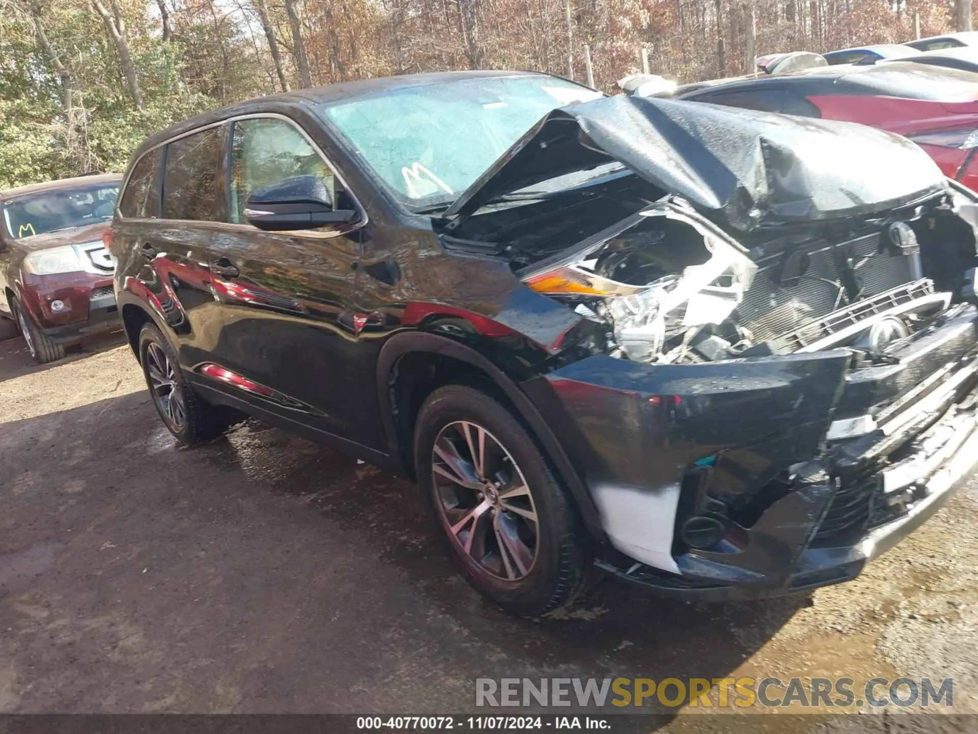 1 fotografías del automóvil dañado 5TDZARFH6KS057017 TOYOTA HIGHLANDER 2019