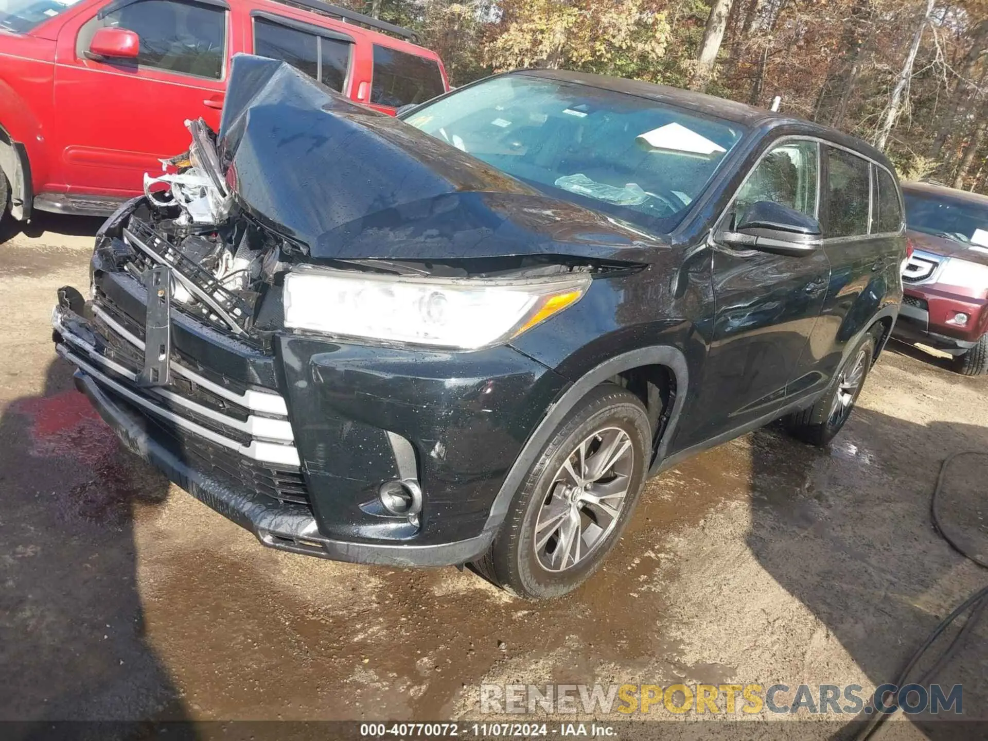 2 fotografías del automóvil dañado 5TDZARFH6KS057017 TOYOTA HIGHLANDER 2019