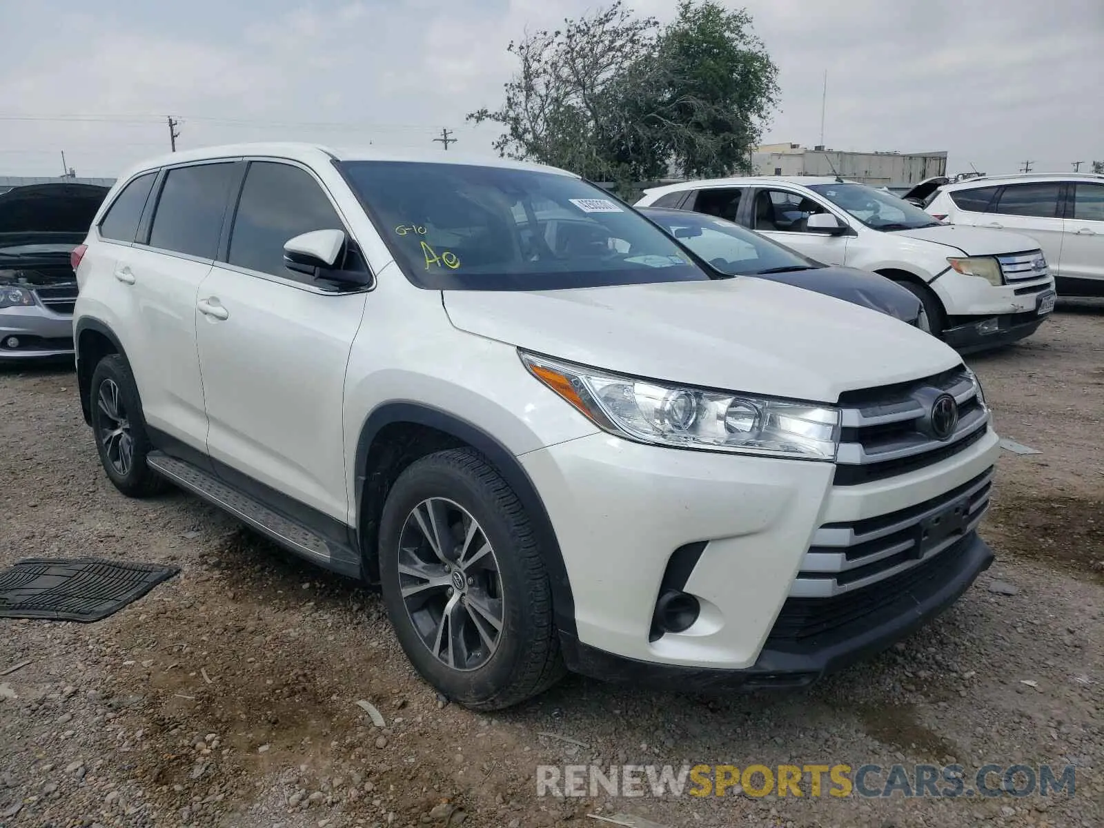 1 fotografías del automóvil dañado 5TDZARFH8KS048691 TOYOTA HIGHLANDER 2019
