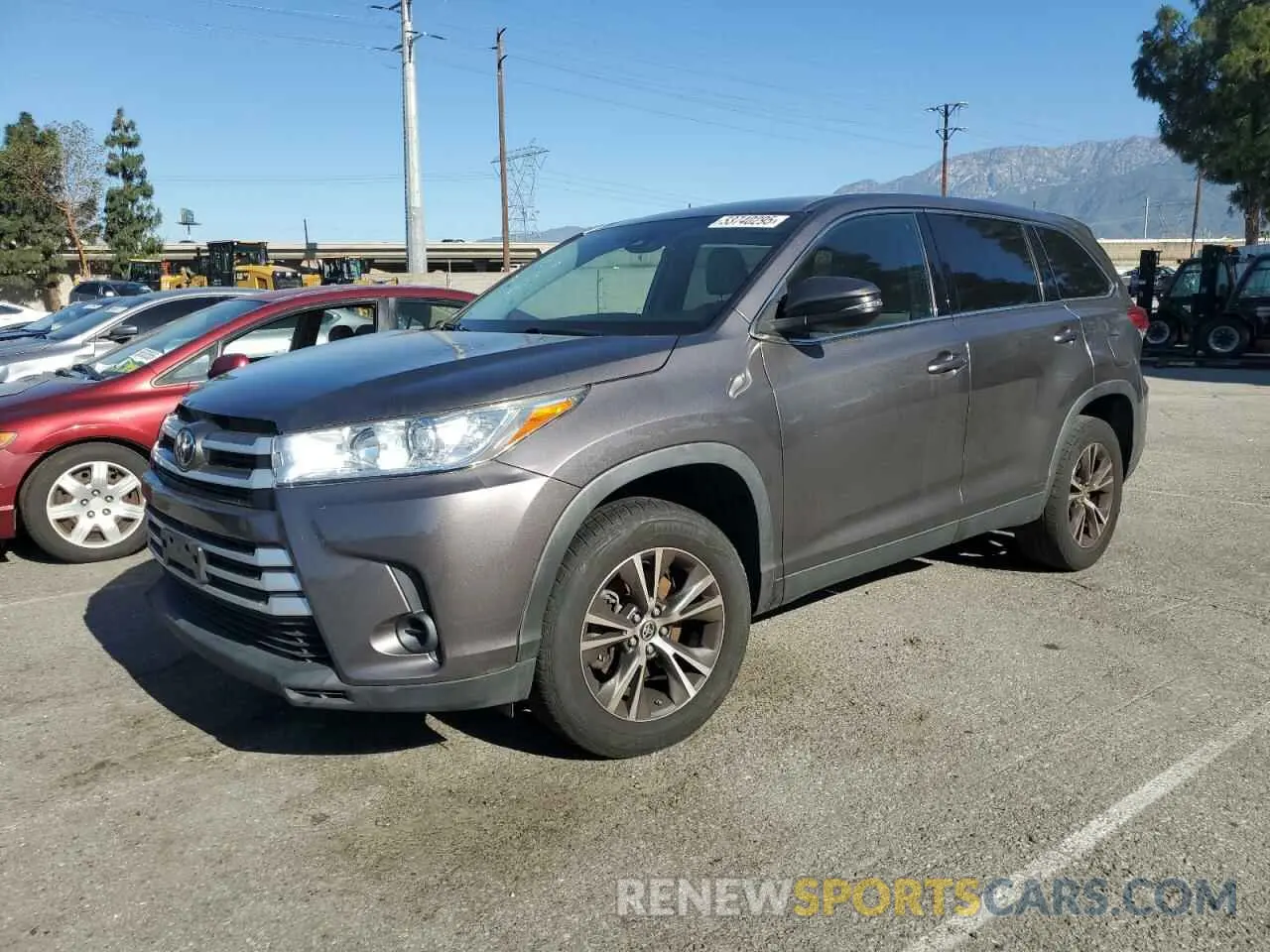 1 fotografías del automóvil dañado 5TDZARFH8KS061246 TOYOTA HIGHLANDER 2019