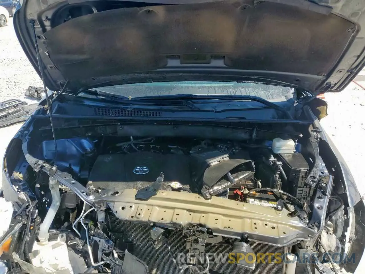 12 fotografías del automóvil dañado 5TDZZRFH0KS324788 TOYOTA HIGHLANDER 2019